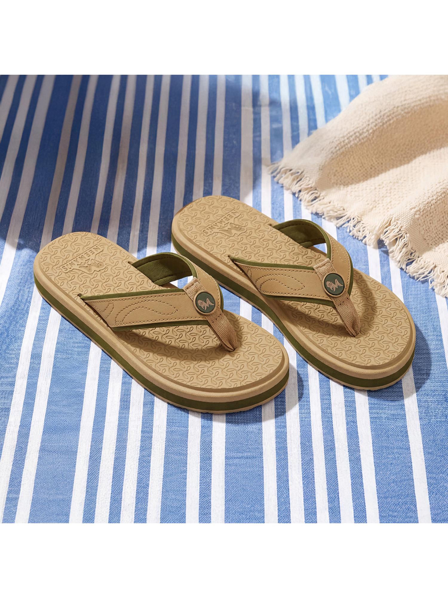 Eco Fluffy 2.0 othro Flipflops for men-Beige