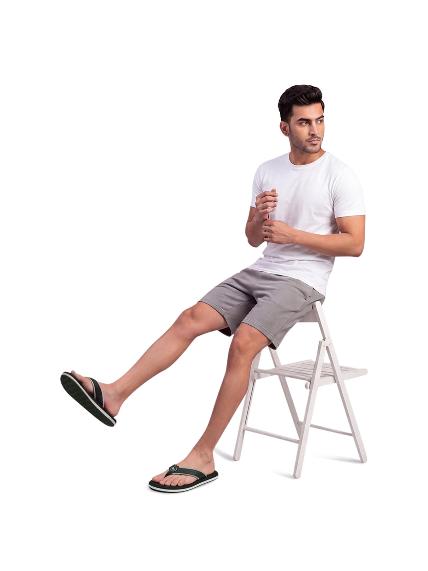 Eco Fluffy 2.0 othro Flipflops for men-Black