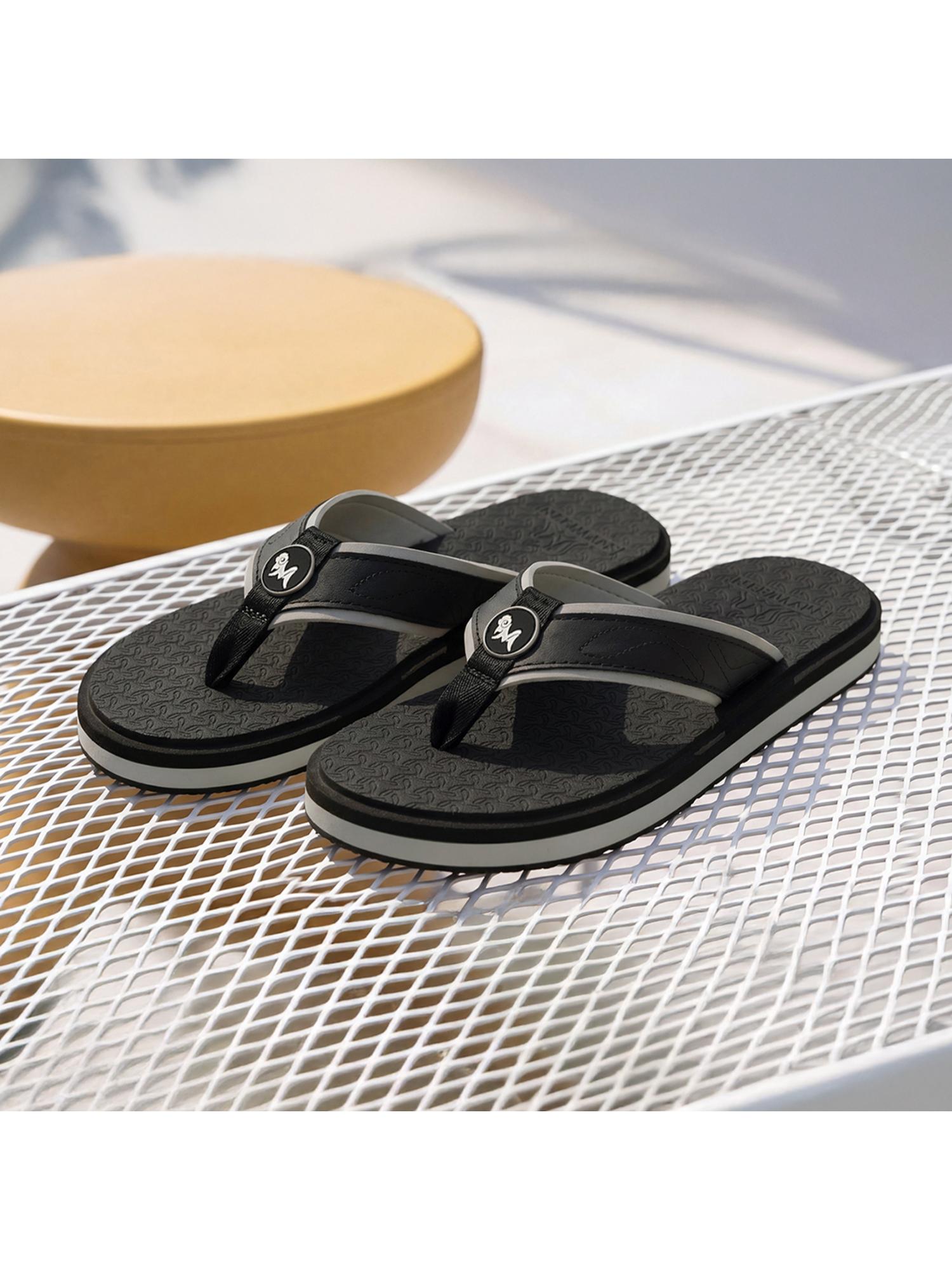 Eco Fluffy 2.0 othro Flipflops for Women-Black