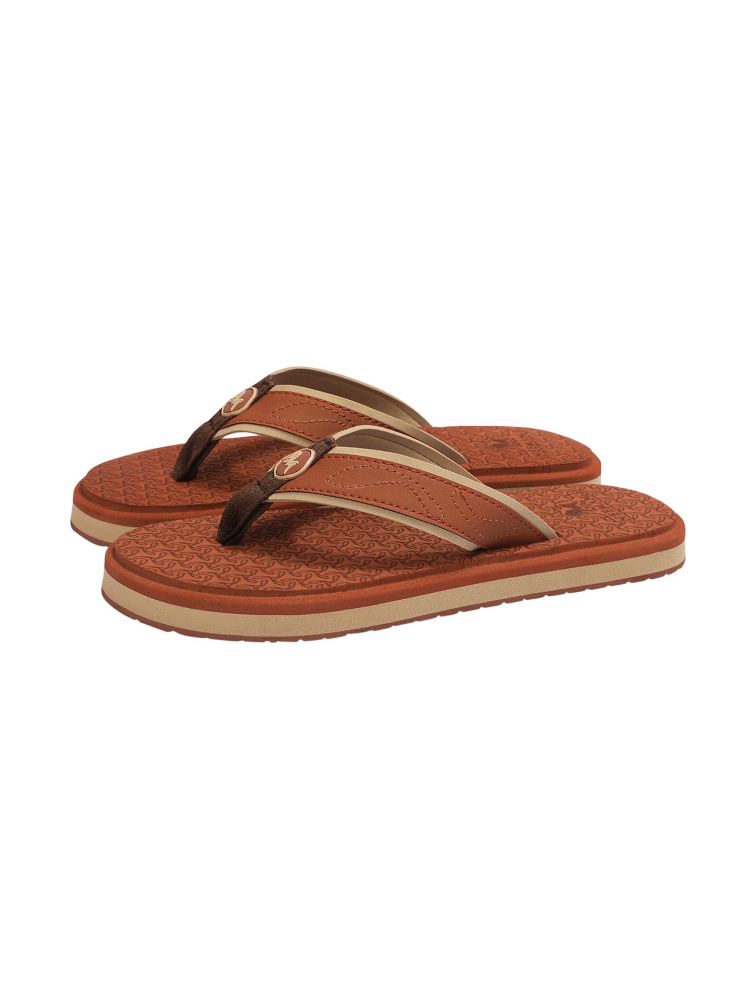 Eco Fluffy 2.0 othro Flipflops for Women-Rust