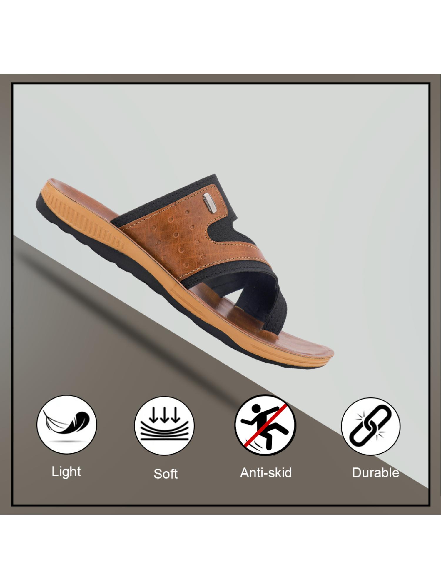 Extra Soft Classic Casual with Ultra Soft Sandals for Mens-Black