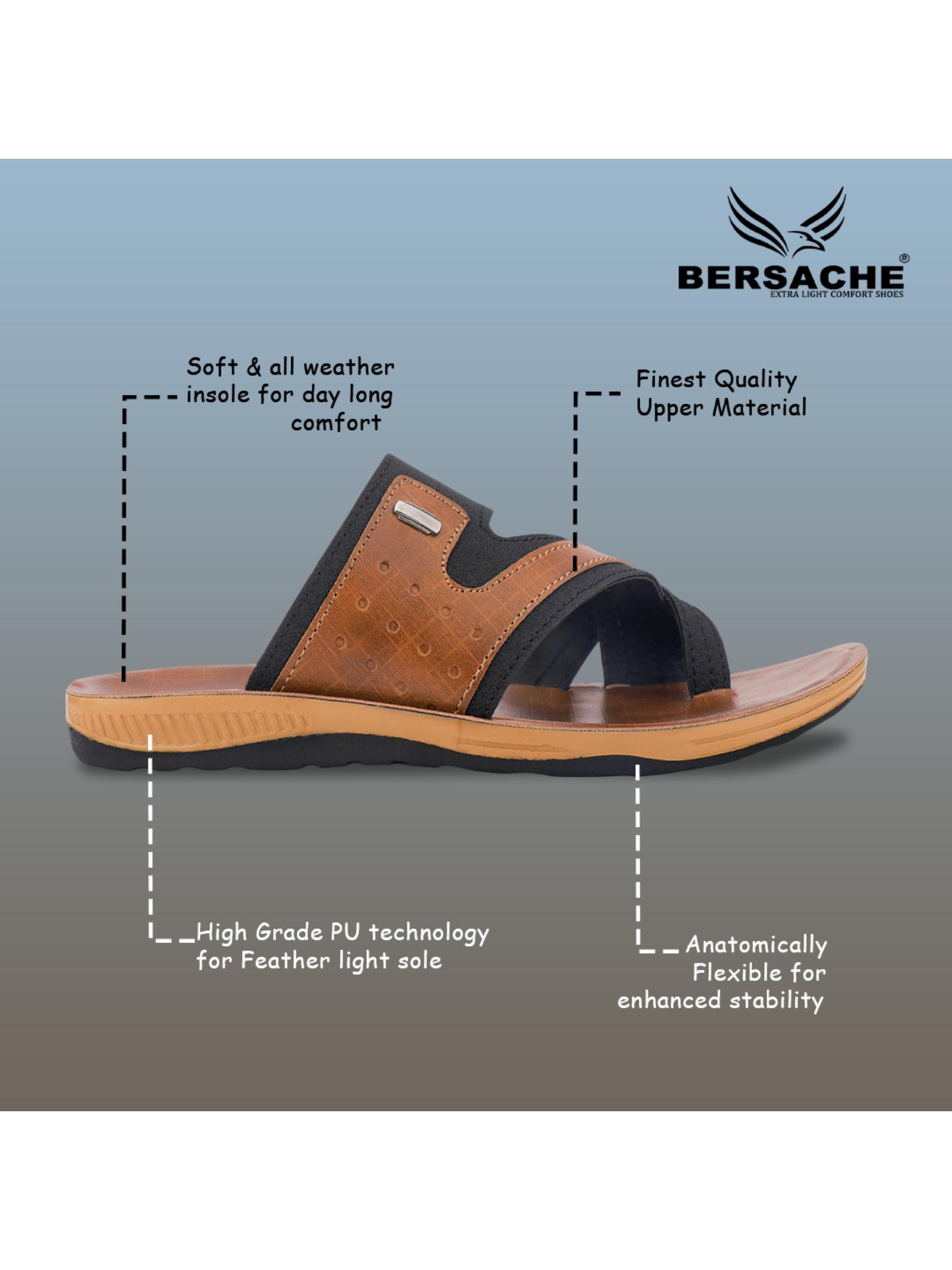 Extra Soft Classic Casual with Ultra Soft Sandals for Mens-Black