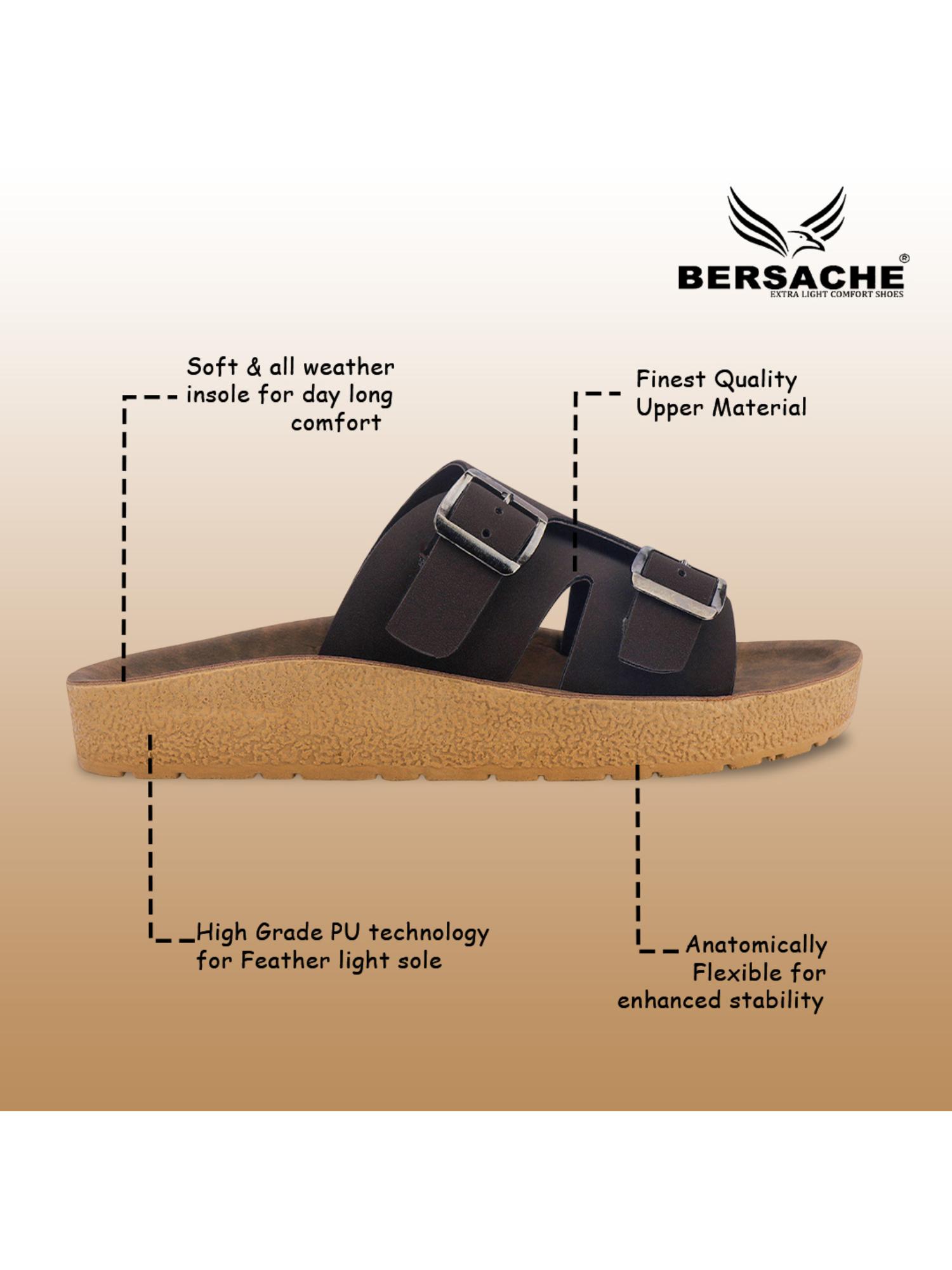 Extra Soft Classic Casual with Ultra Soft Sandals for Mens-Black