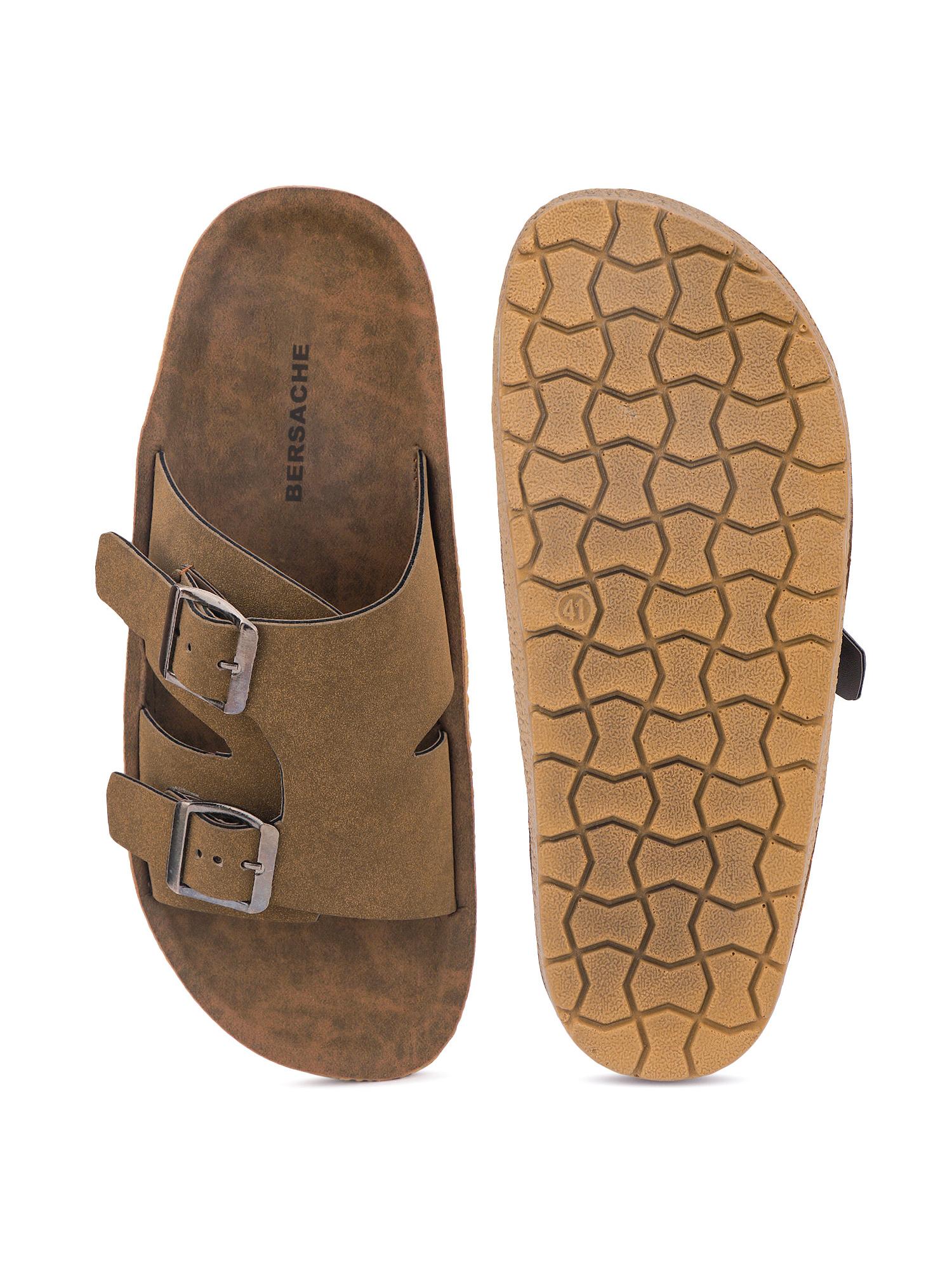 Extra Soft Classic Casual with Ultra Soft Sandals for Mens-Brown