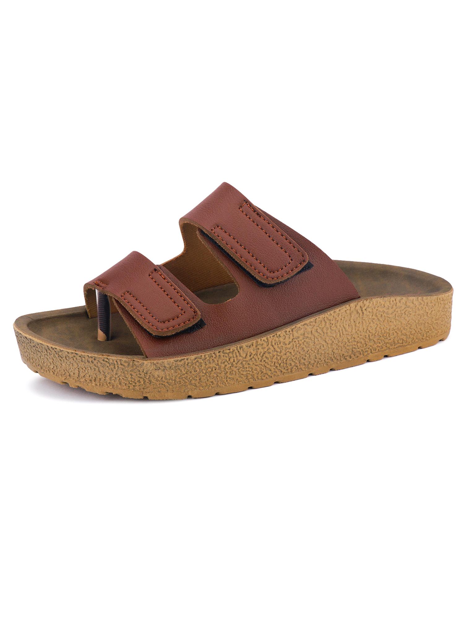 Extra Soft Classic Casual with Ultra Soft Sandals for Mens-Brown