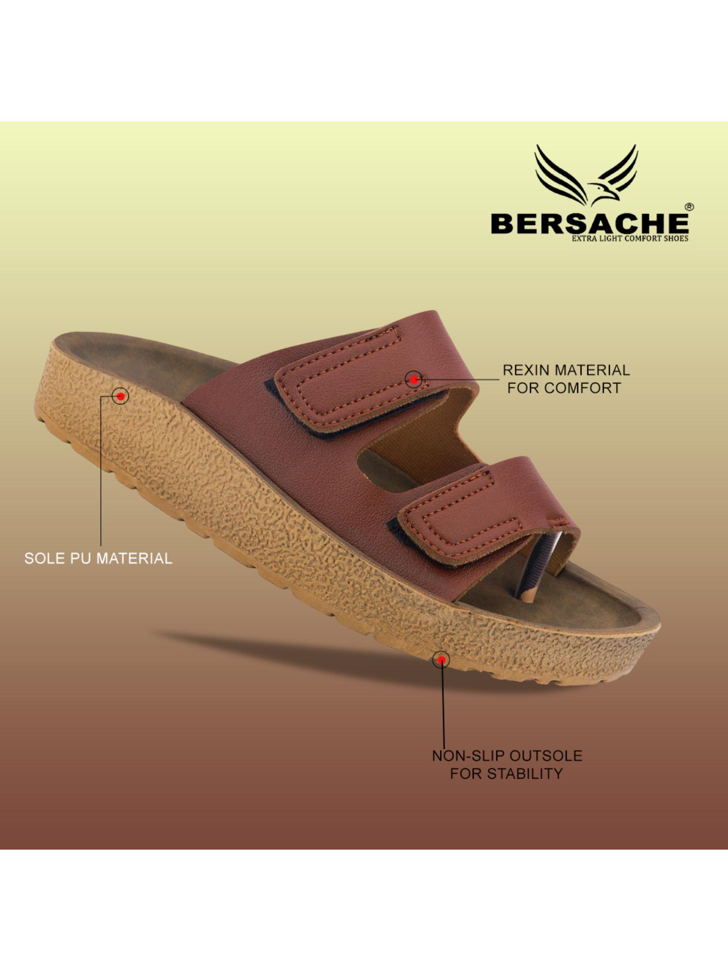 Extra Soft Classic Casual with Ultra Soft Sandals for Mens-Brown