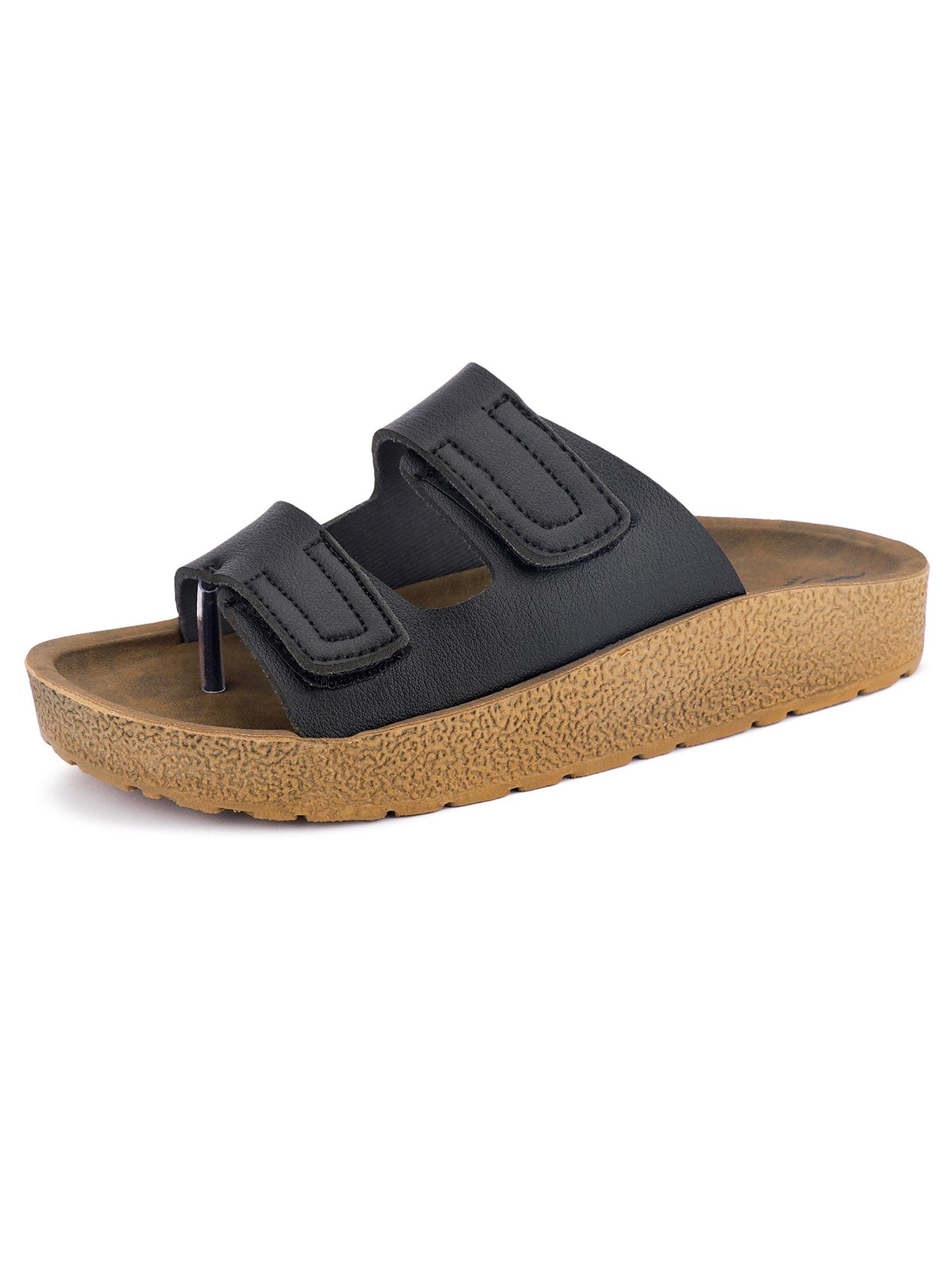 Extra Soft Classic Casual with Ultra Soft Sandals for Mens-Black