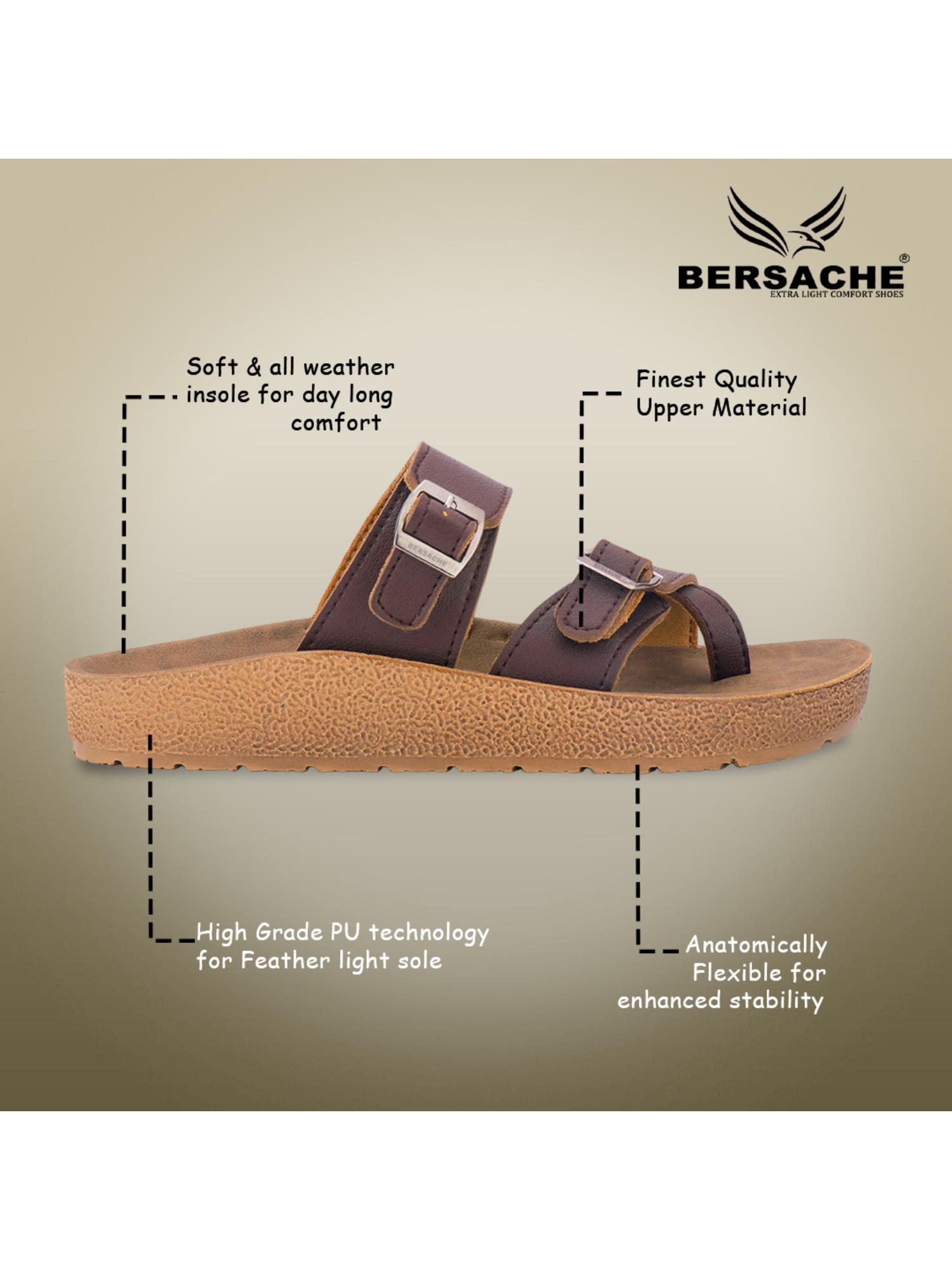 Extra Soft Classic Casual with Ultra Soft Sandals for Mens-Brown