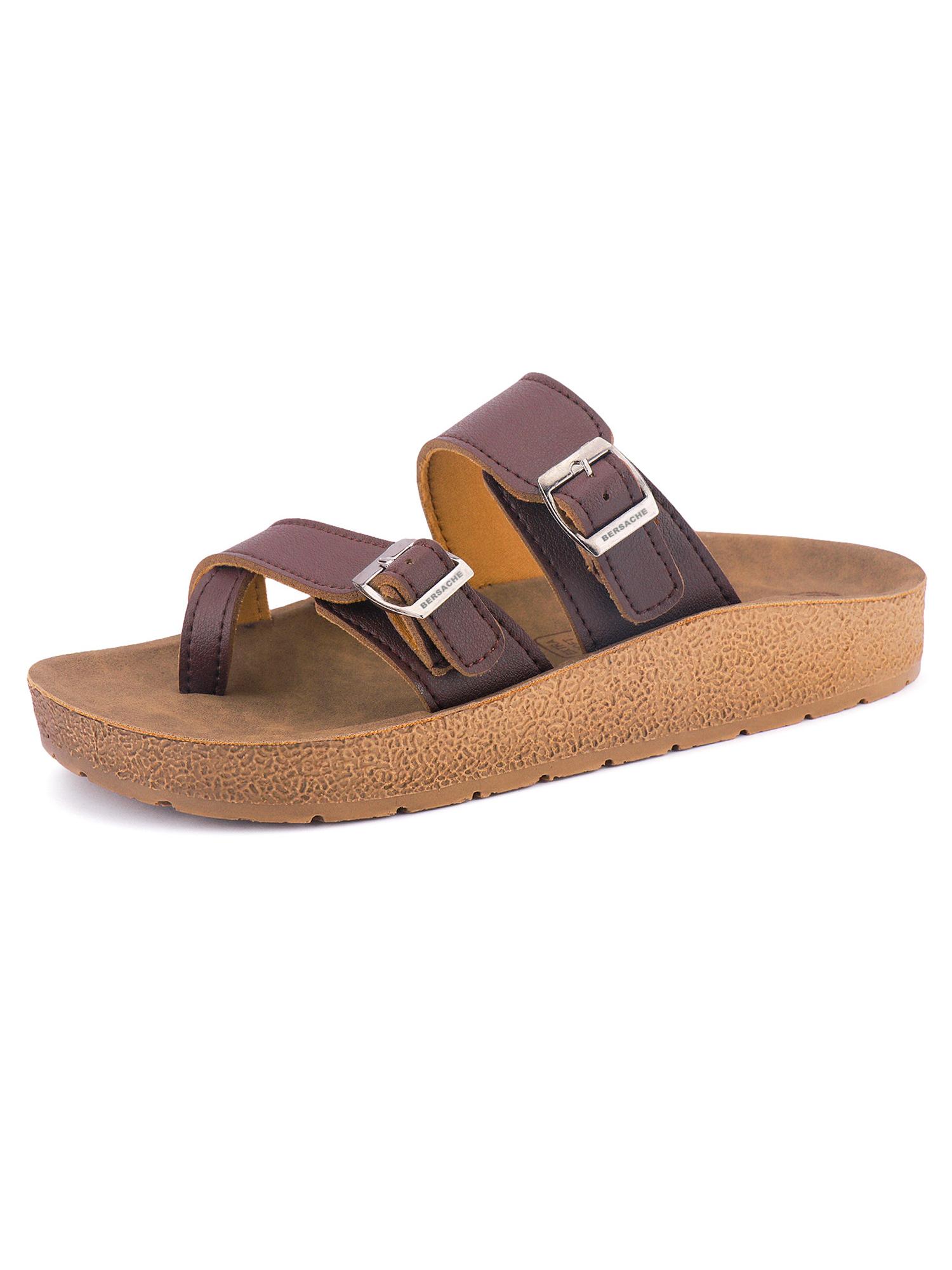 Extra Soft Classic Casual with Ultra Soft Sandals for Mens-Brown