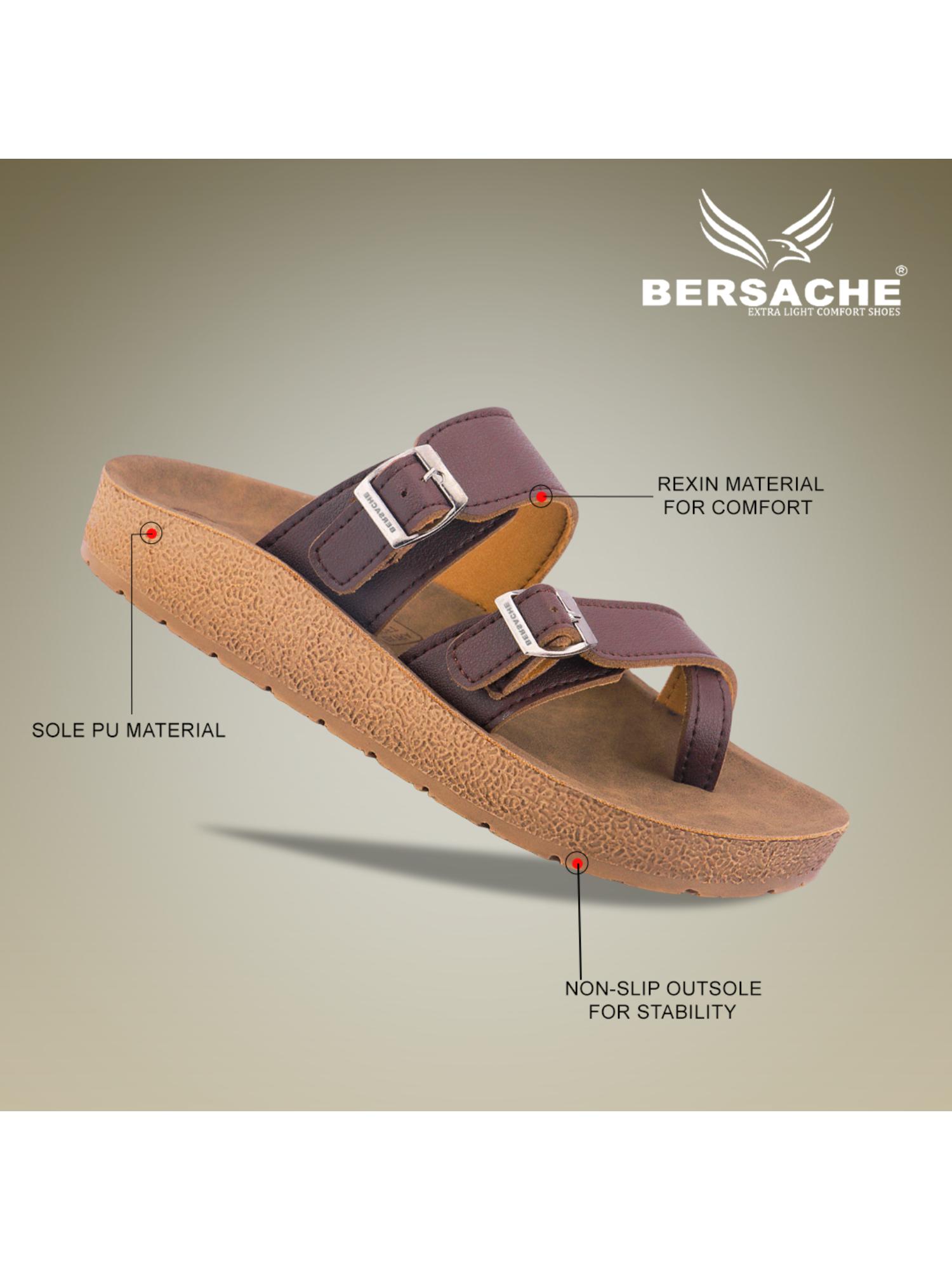 Extra Soft Classic Casual with Ultra Soft Sandals for Mens-Brown