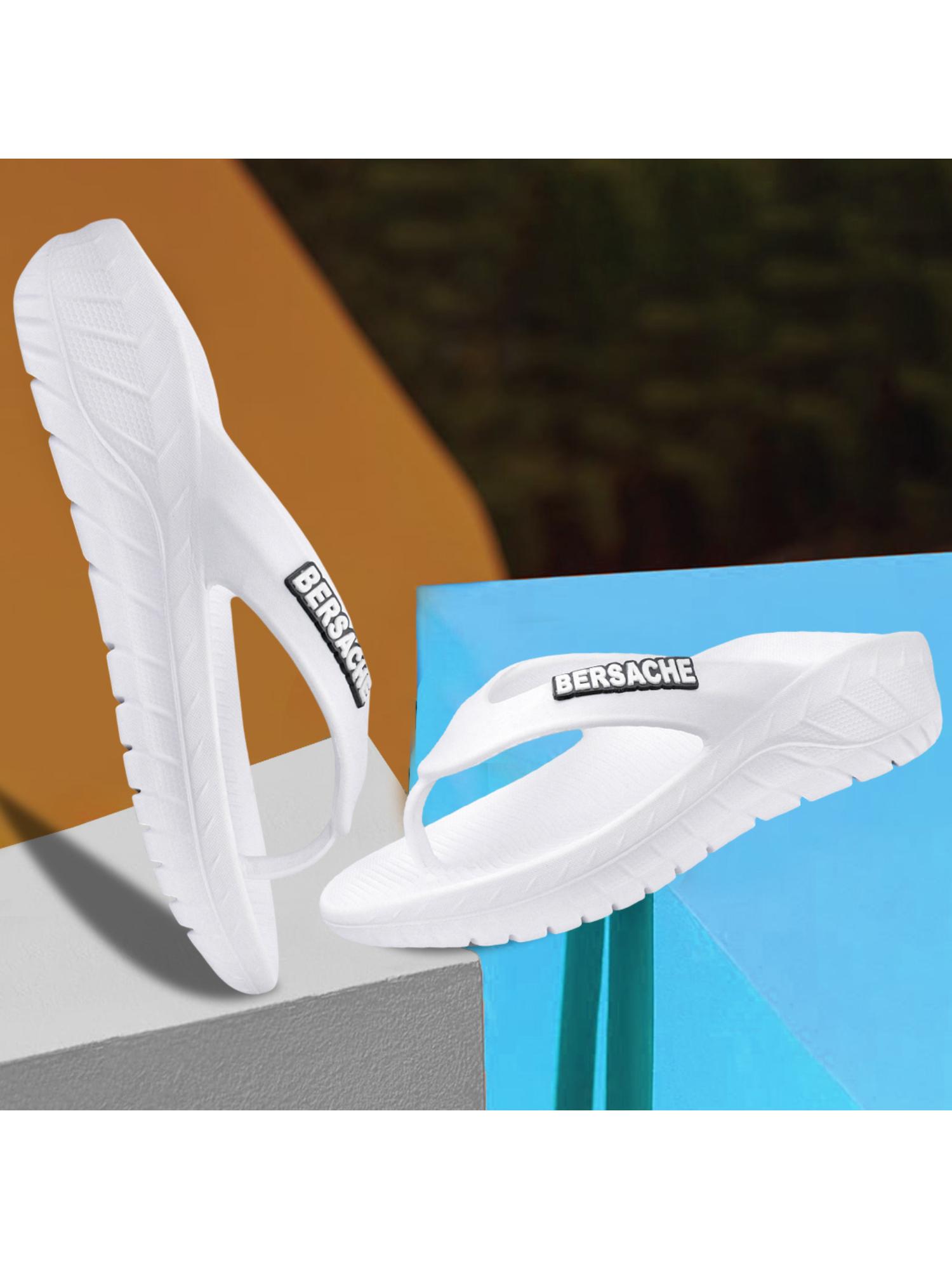 Extra Soft Classic Casual with Ultra Soft Flipflops for Mens-White