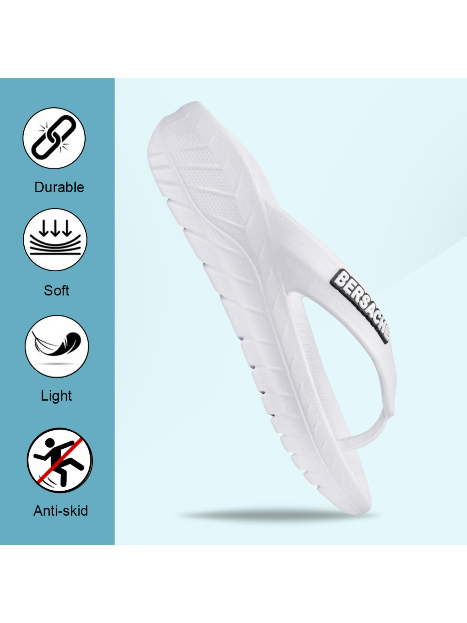 Extra Soft Classic Casual with Ultra Soft Flipflops for Mens-White