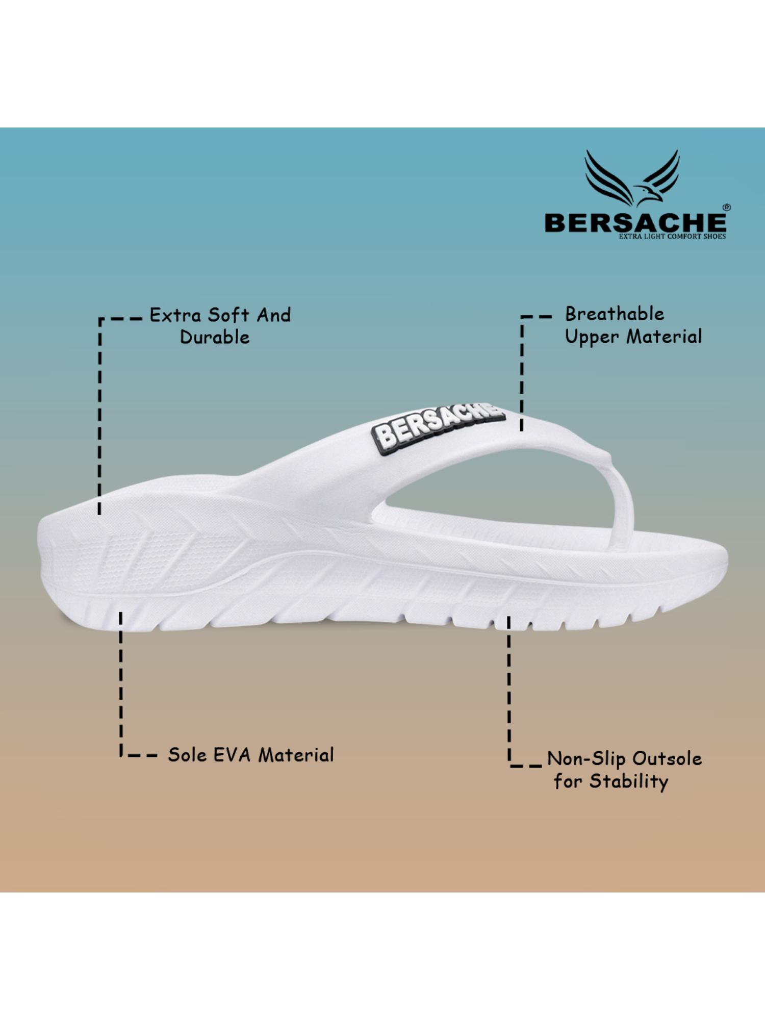 Extra Soft Classic Casual with Ultra Soft Flipflops for Mens-White