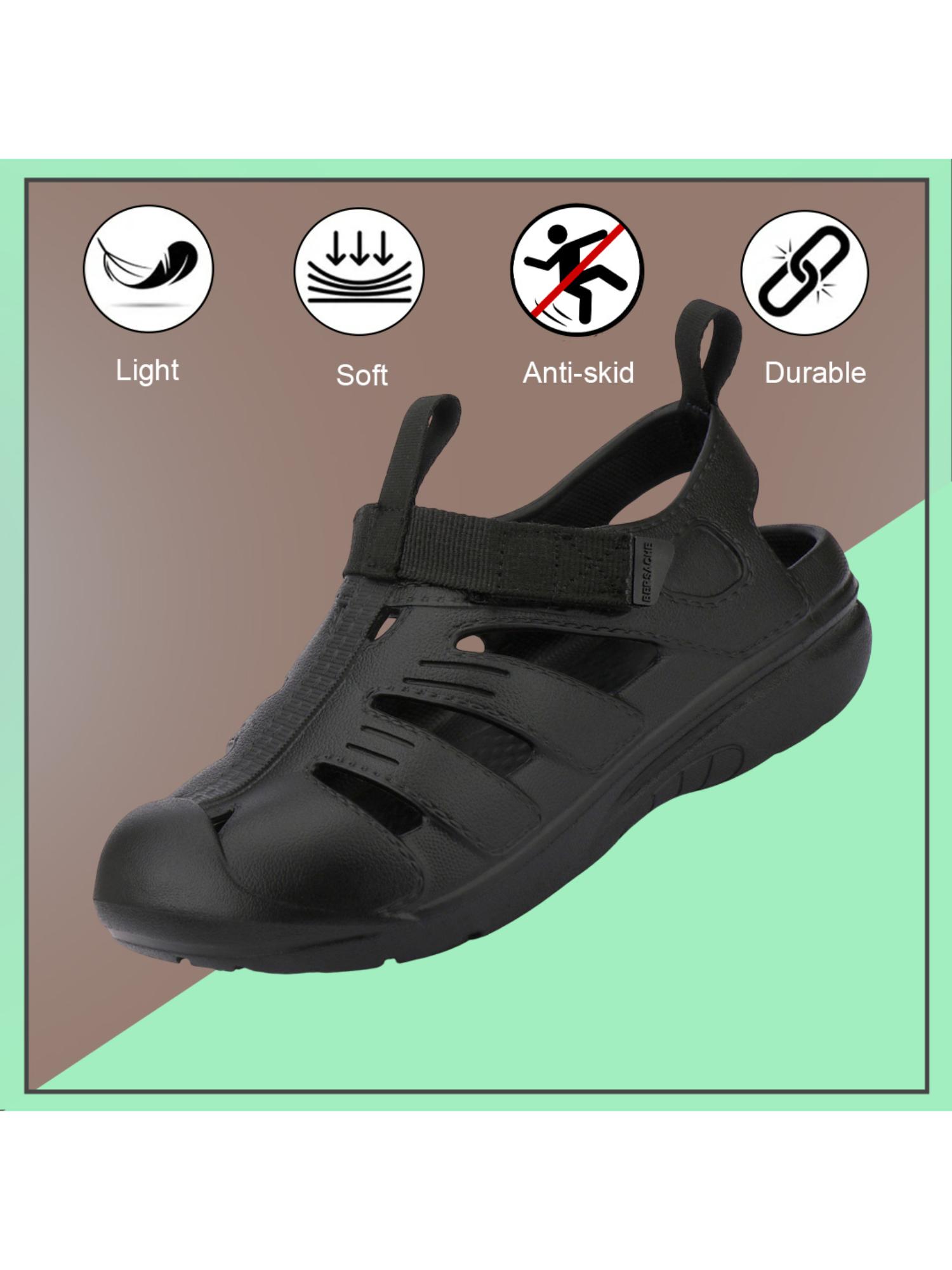 Extra Soft Classic Casual with Ultra Soft Sandals for Mens-Black