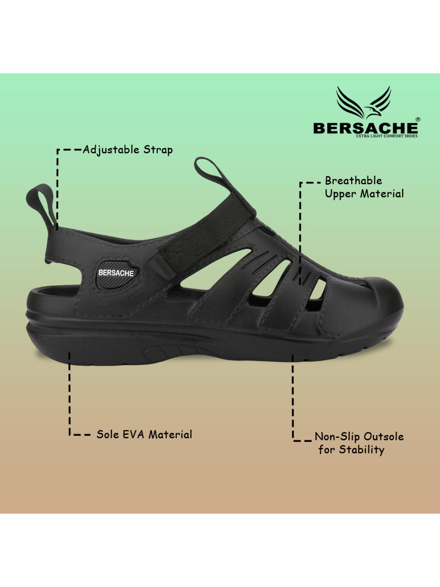 Extra Soft Classic Casual with Ultra Soft Sandals for Mens-Black