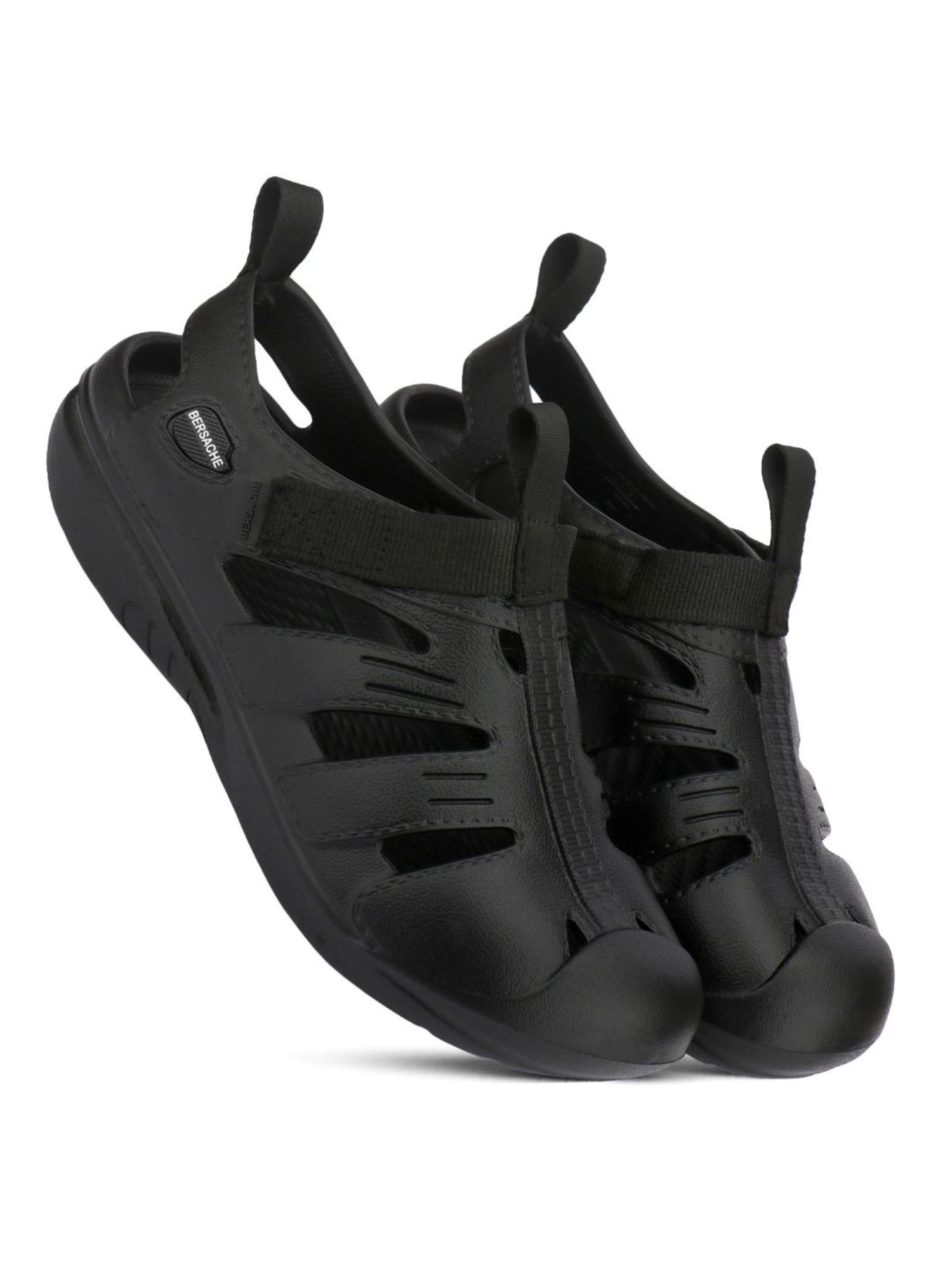 Extra Soft Classic Casual with Ultra Soft Sandals for Mens-Black