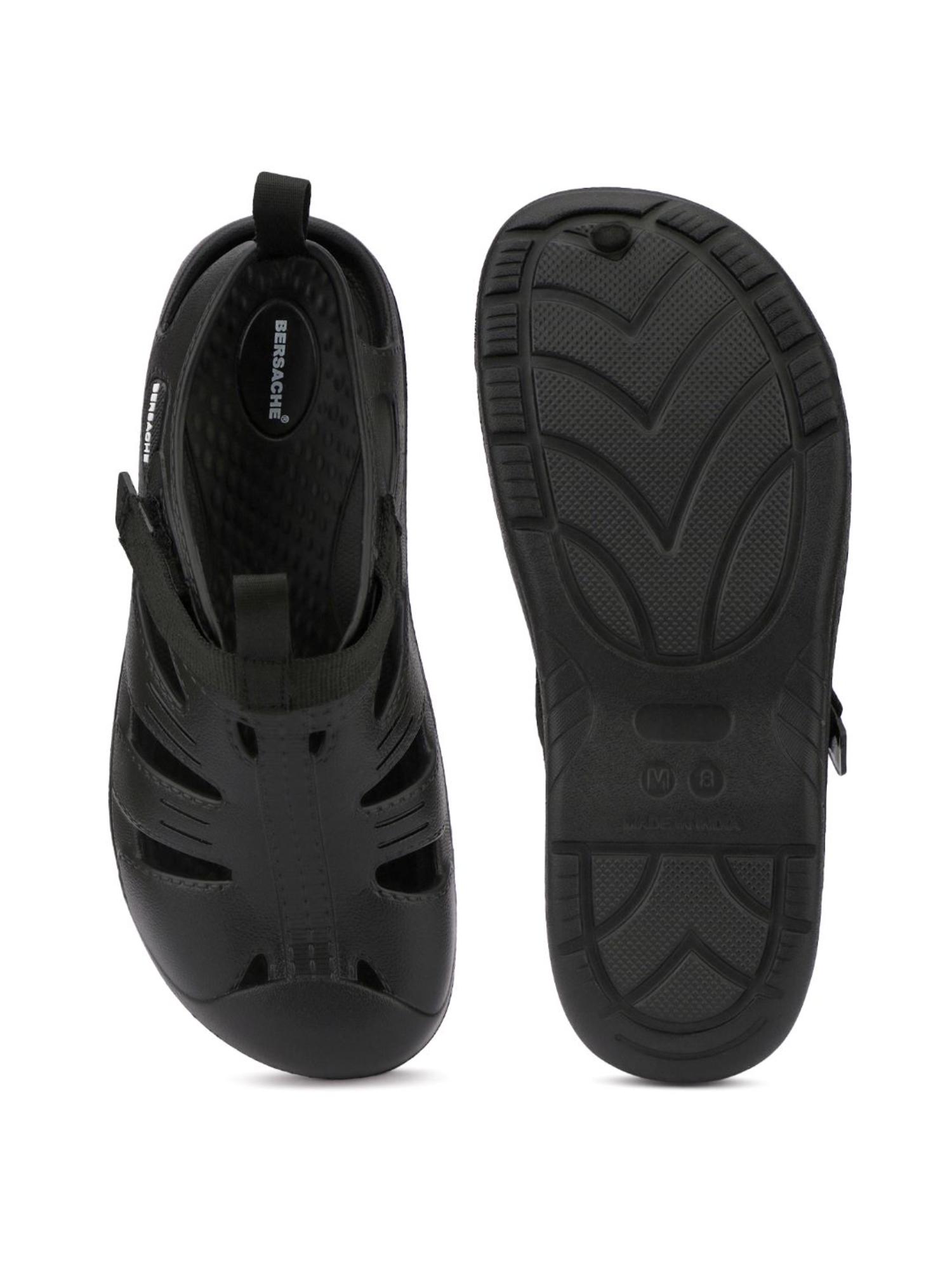 Extra Soft Classic Casual with Ultra Soft Sandals for Mens-Black