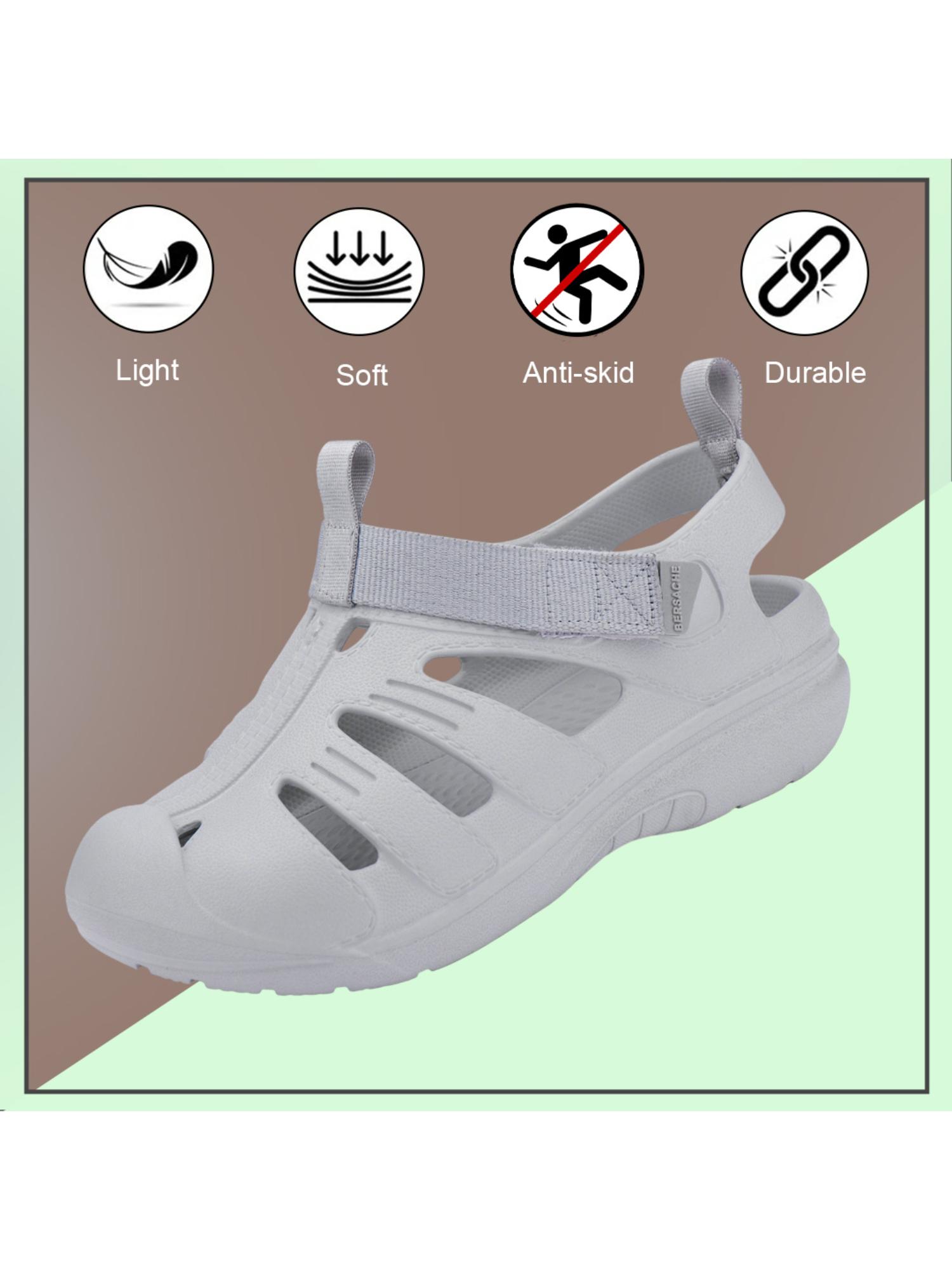 Extra Soft Classic Casual with Ultra Soft Sandals for Mens-Grey