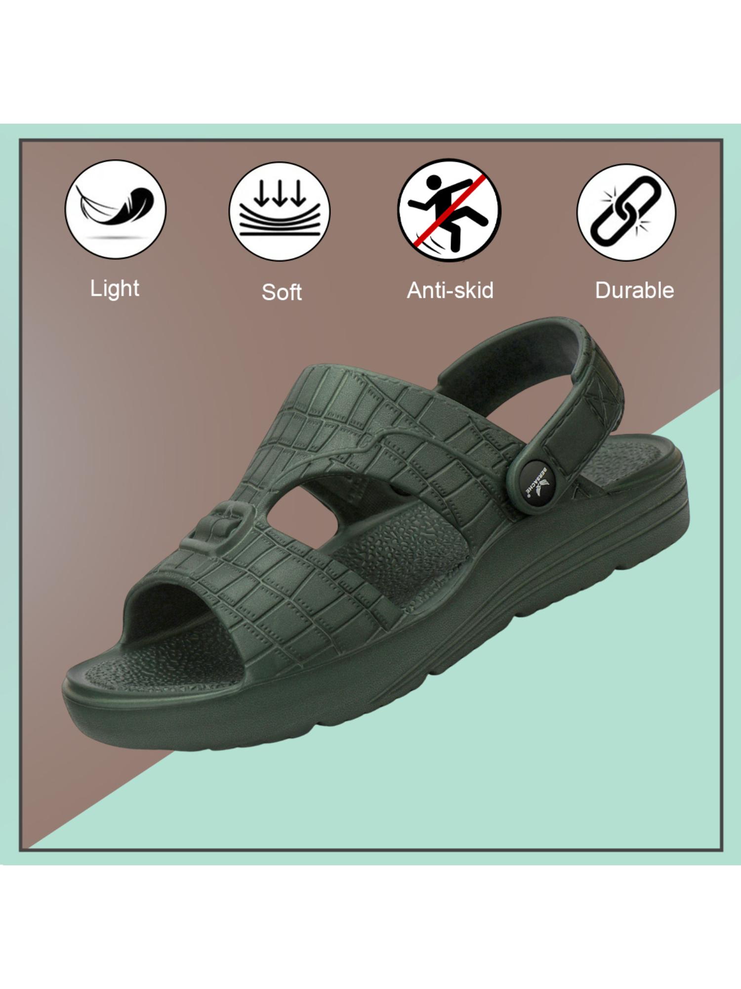 Extra Soft Classic Casual with Ultra Soft Sandals for Mens-Green