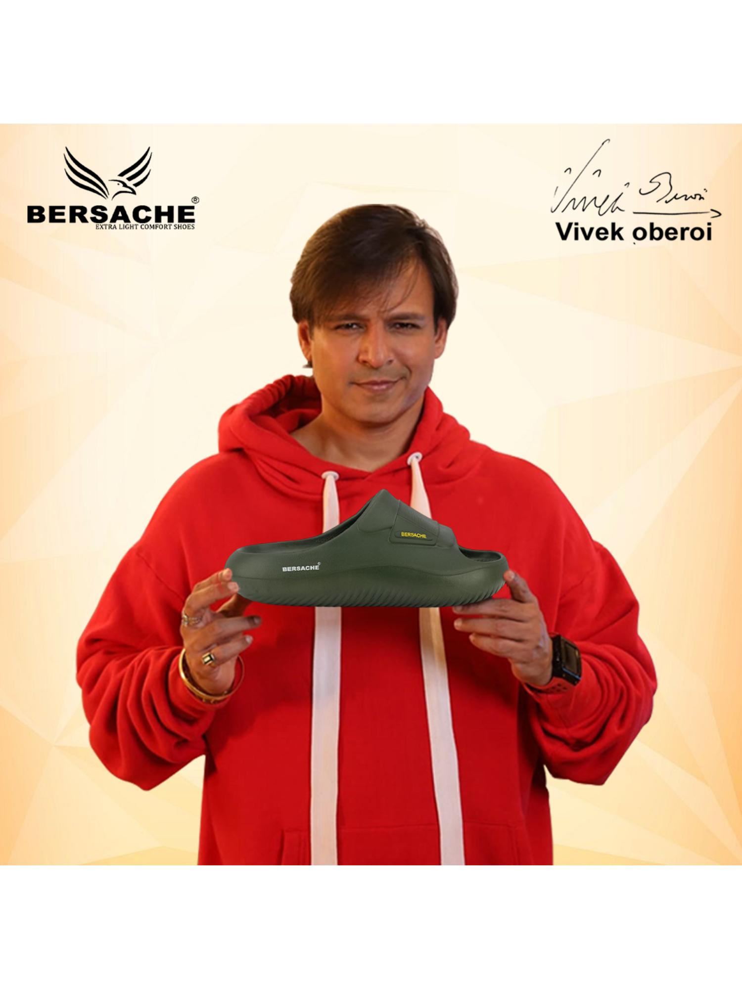 Extra Soft Classic Casual with Ultra Soft Sliders for Mens-Green