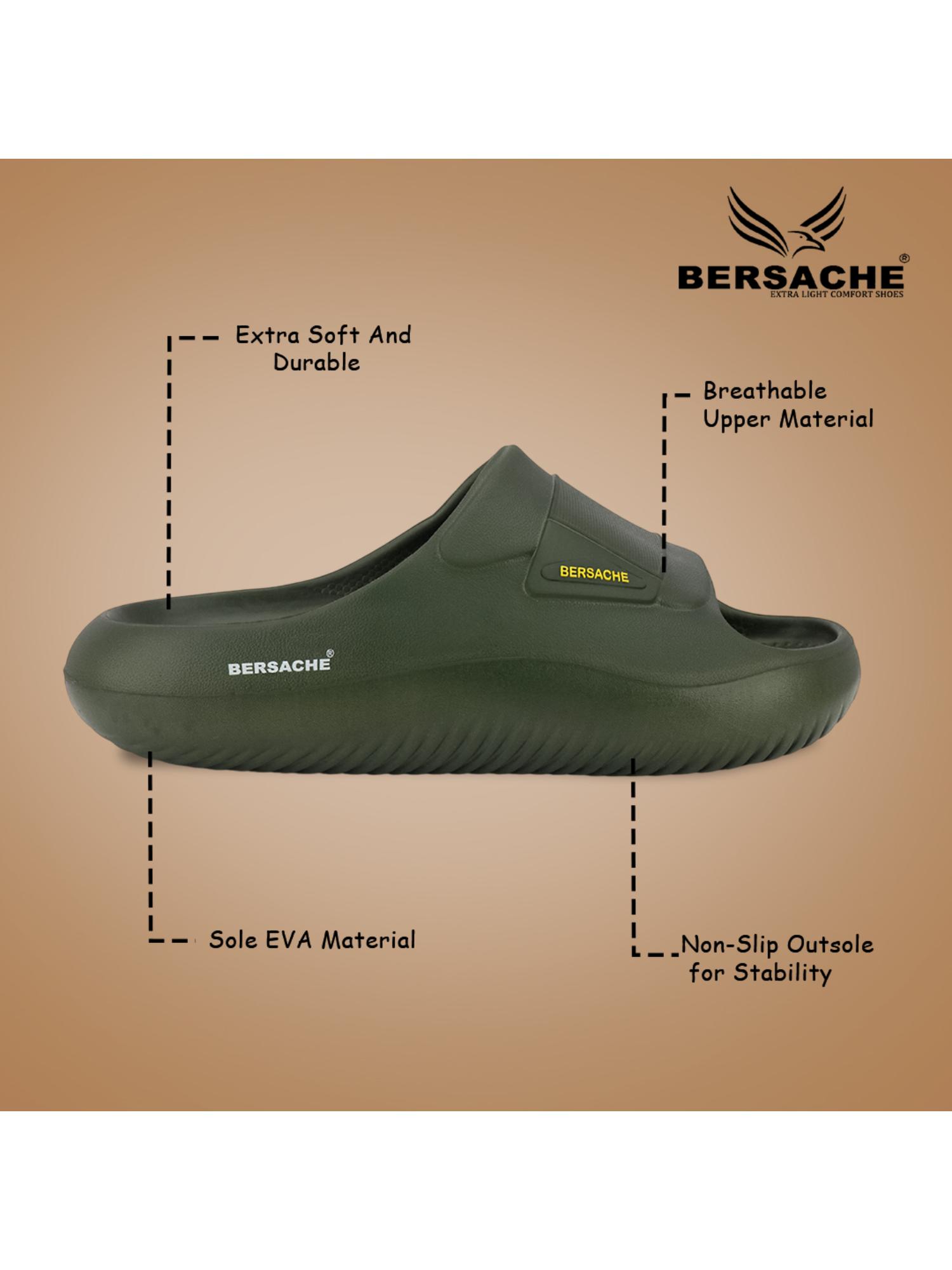 Extra Soft Classic Casual with Ultra Soft Sliders for Mens-Green