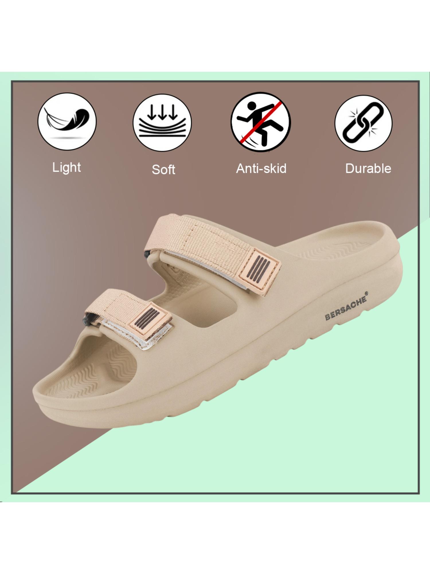 Extra Soft Classic Casual with Ultra Soft Sandals for Mens-Beige