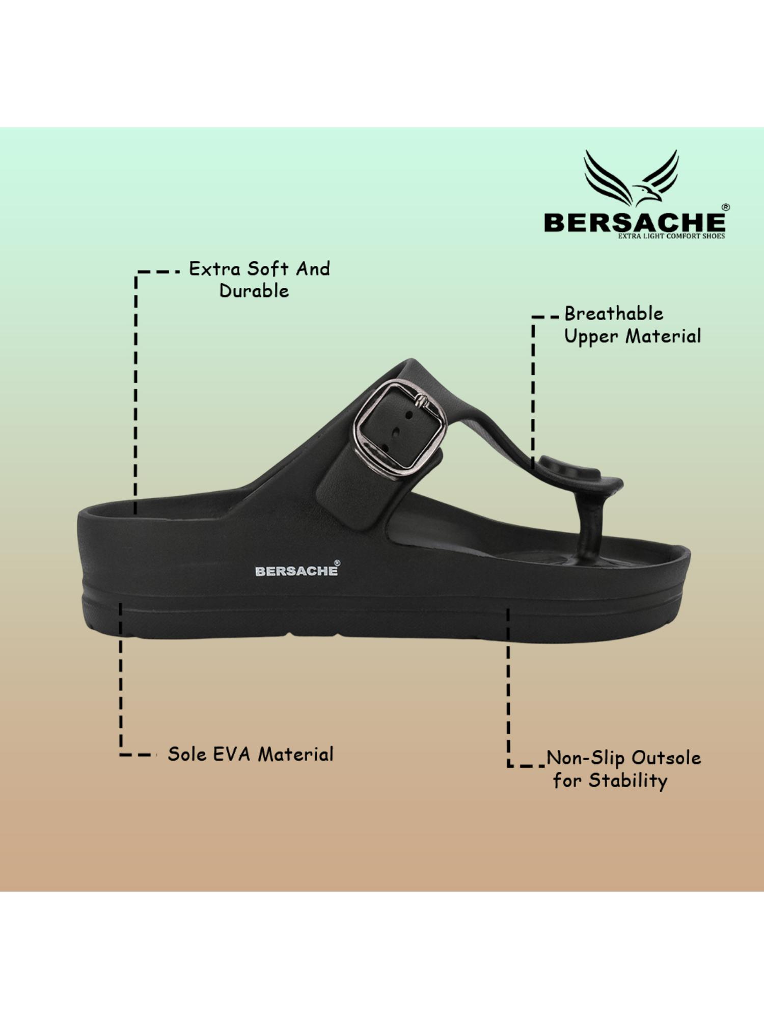 Extra Soft Classic Casual with Ultra Soft Sandals for Mens-Black