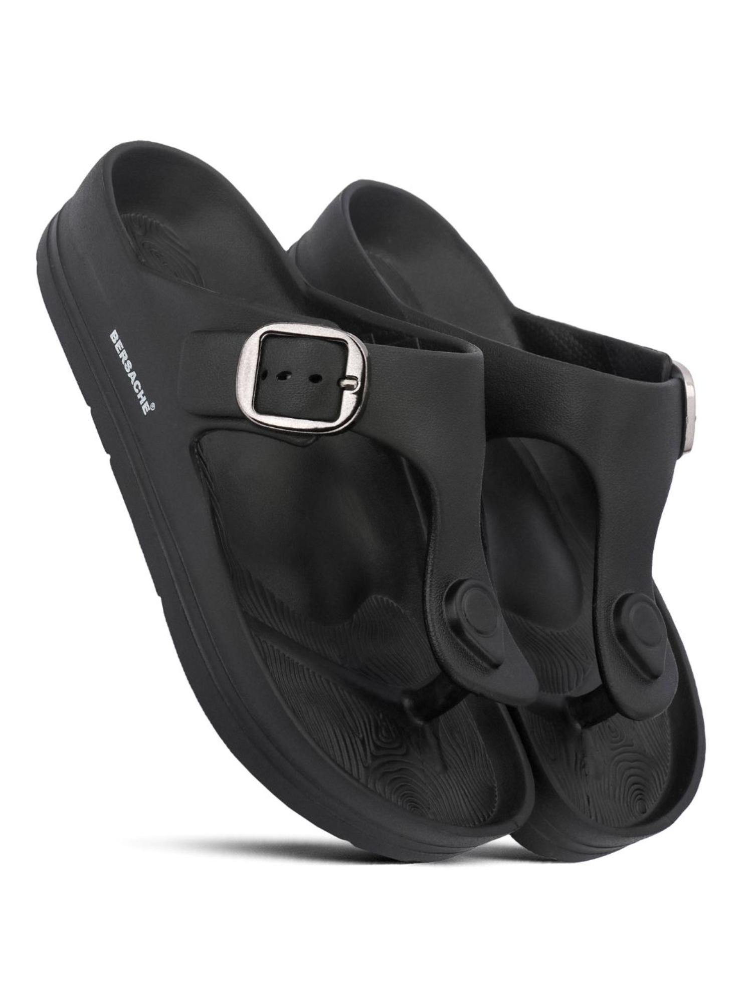 Extra Soft Classic Casual with Ultra Soft Sandals for Mens-Black