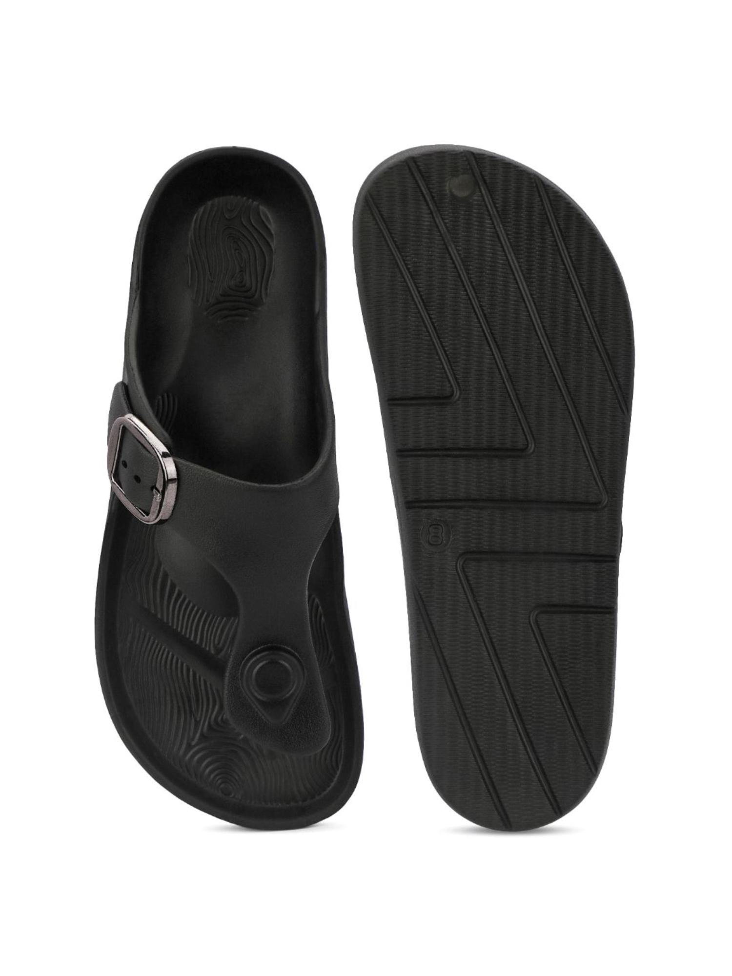 Extra Soft Classic Casual with Ultra Soft Sandals for Mens-Black