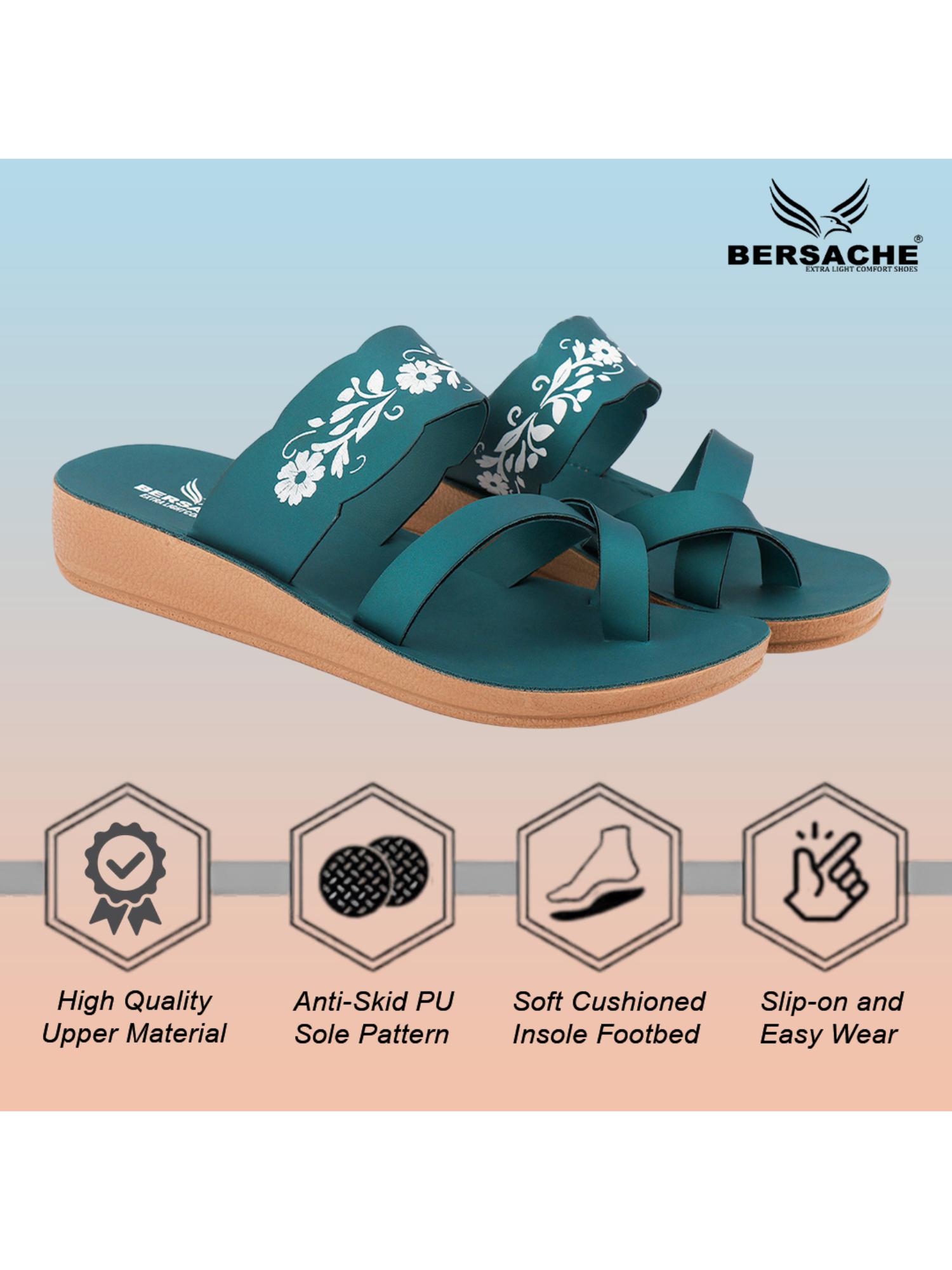 Extra Soft Classic Casual with Ultra Soft Green Sandals for Womens