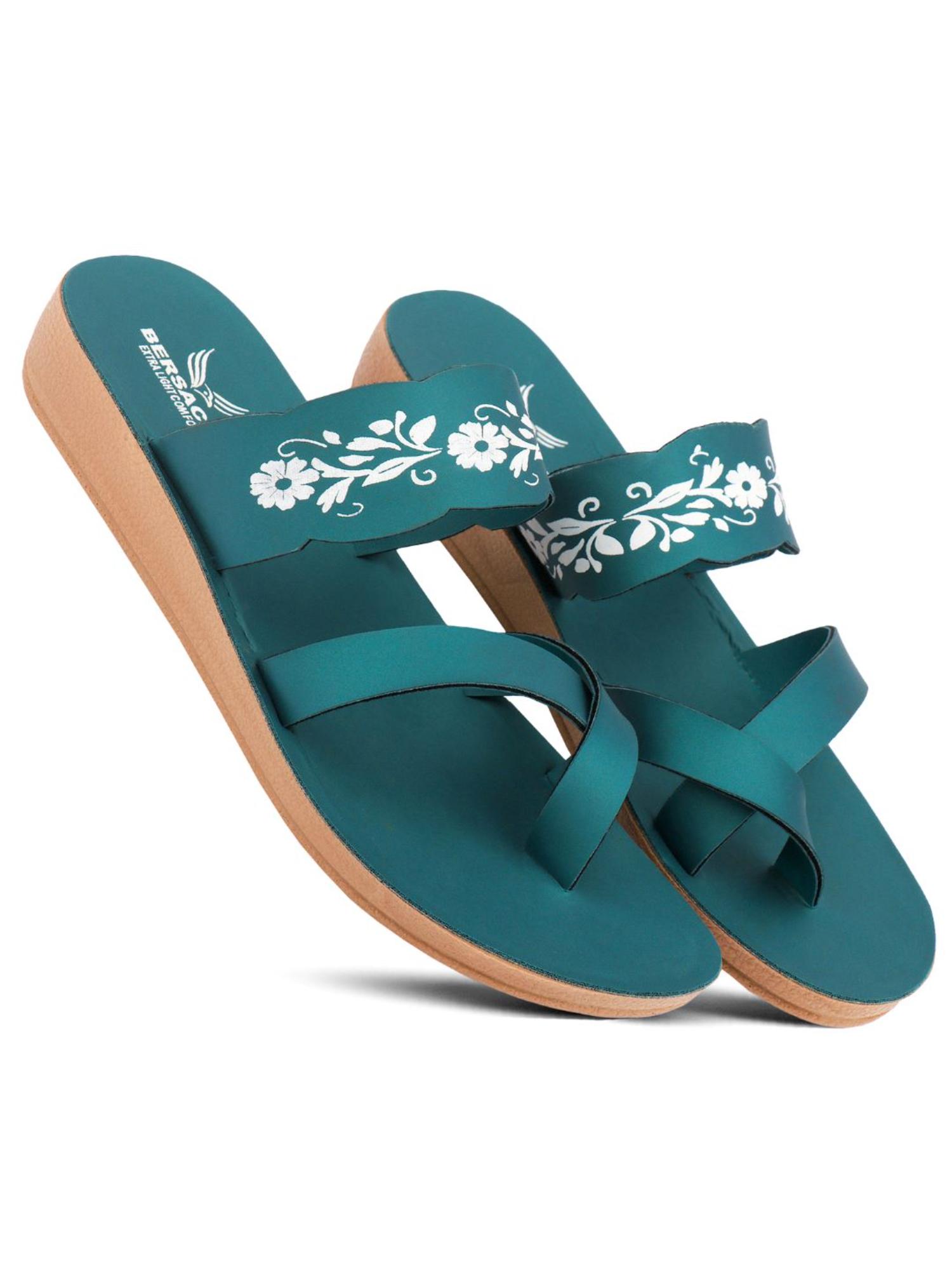 Extra Soft Classic Casual with Ultra Soft Green Sandals for Womens