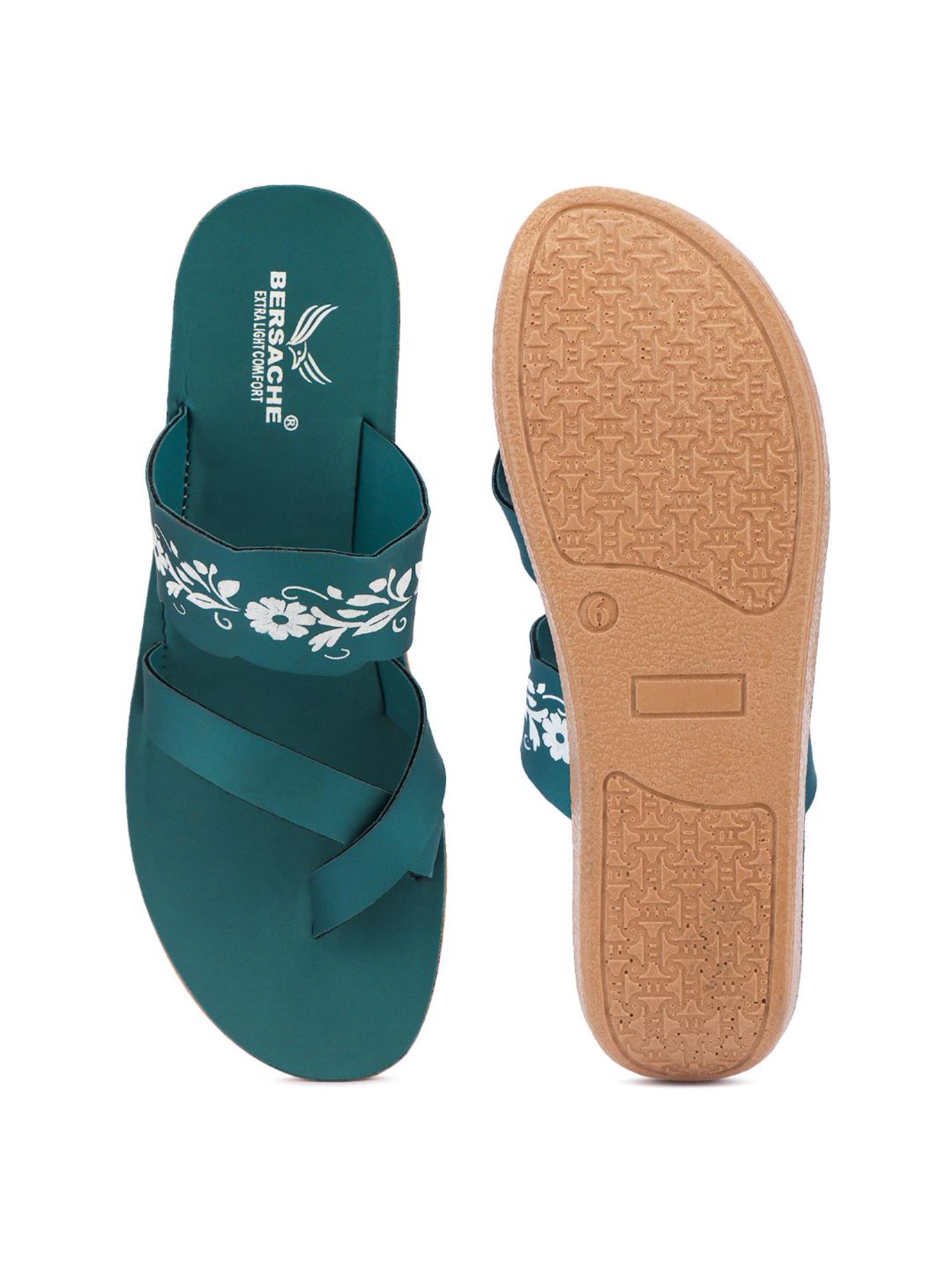 Extra Soft Classic Casual with Ultra Soft Green Sandals for Womens