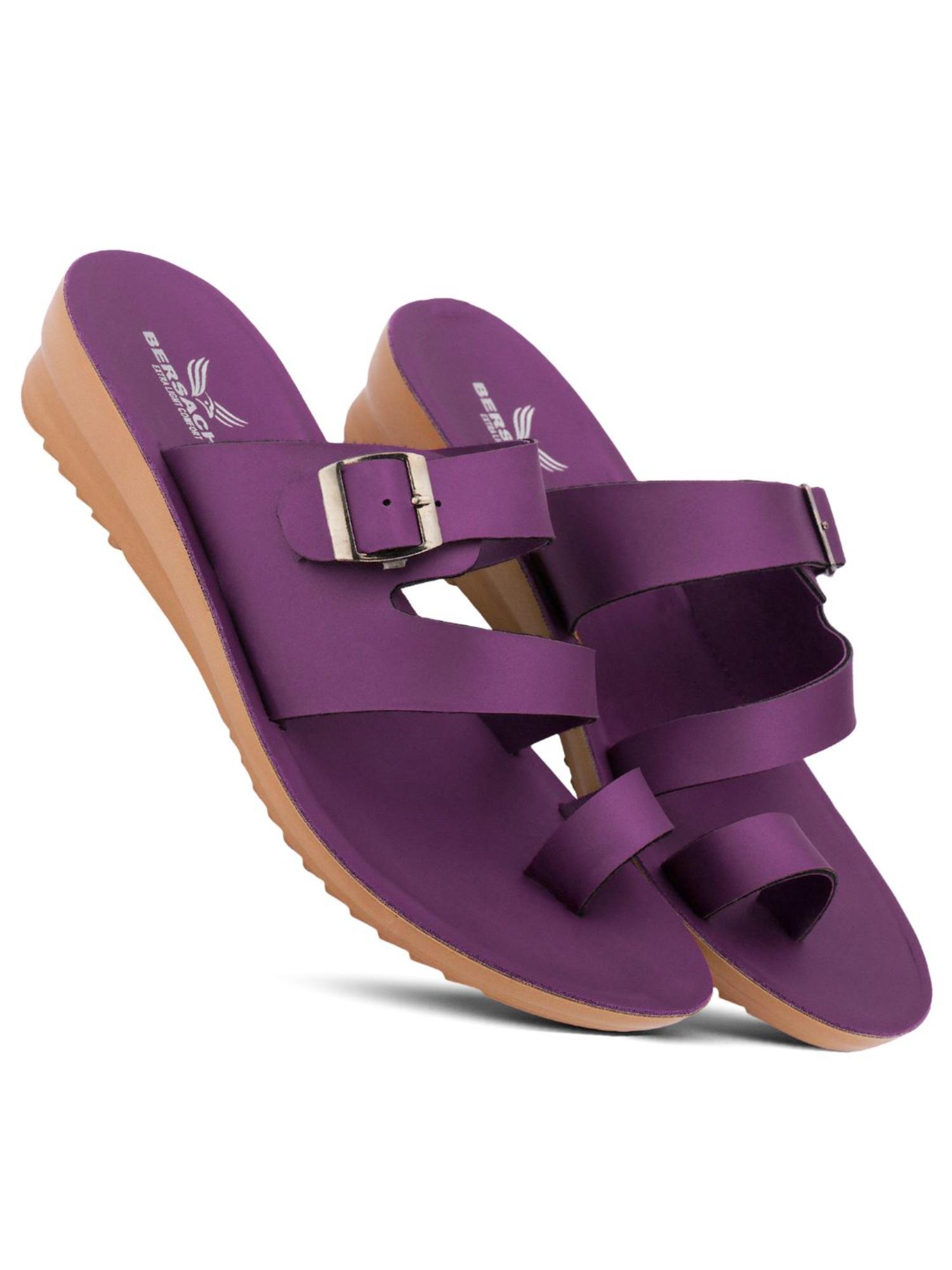 Extra Soft Classic Casual with Ultra Soft Purple Sandals for Womens
