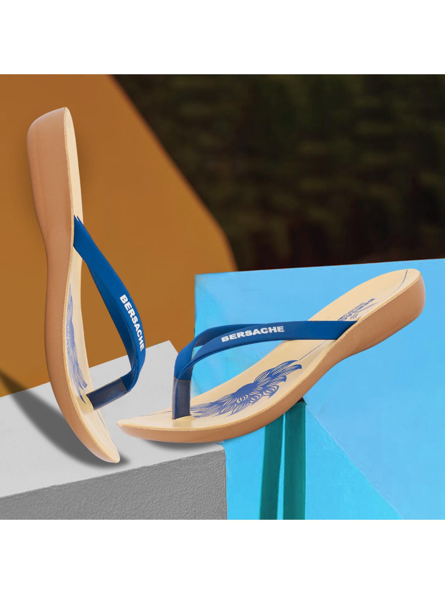 Extra Soft Classic Casual with Ultra Soft Blue Flipflop for Womens