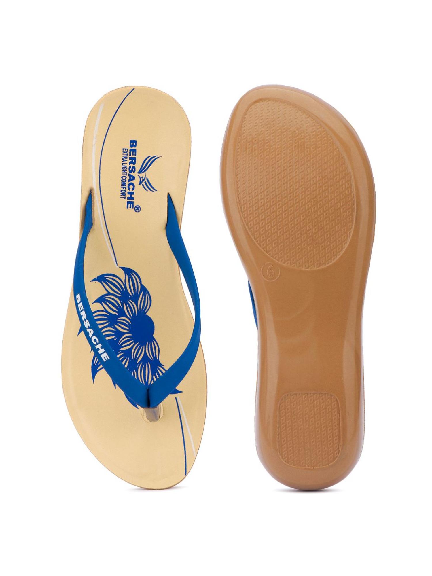 Extra Soft Classic Casual with Ultra Soft Blue Flipflop for Womens