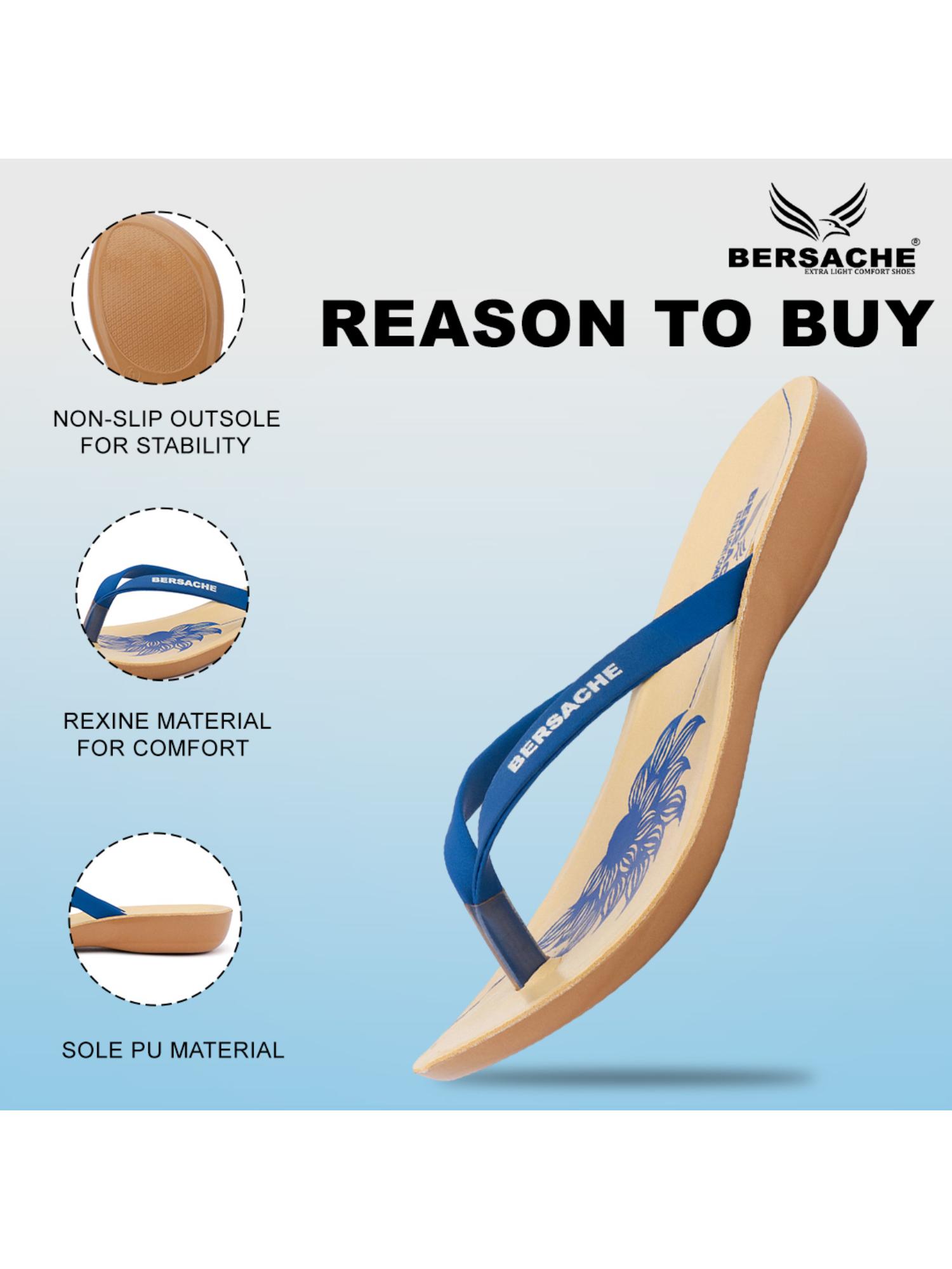 Extra Soft Classic Casual with Ultra Soft Blue Flipflop for Womens