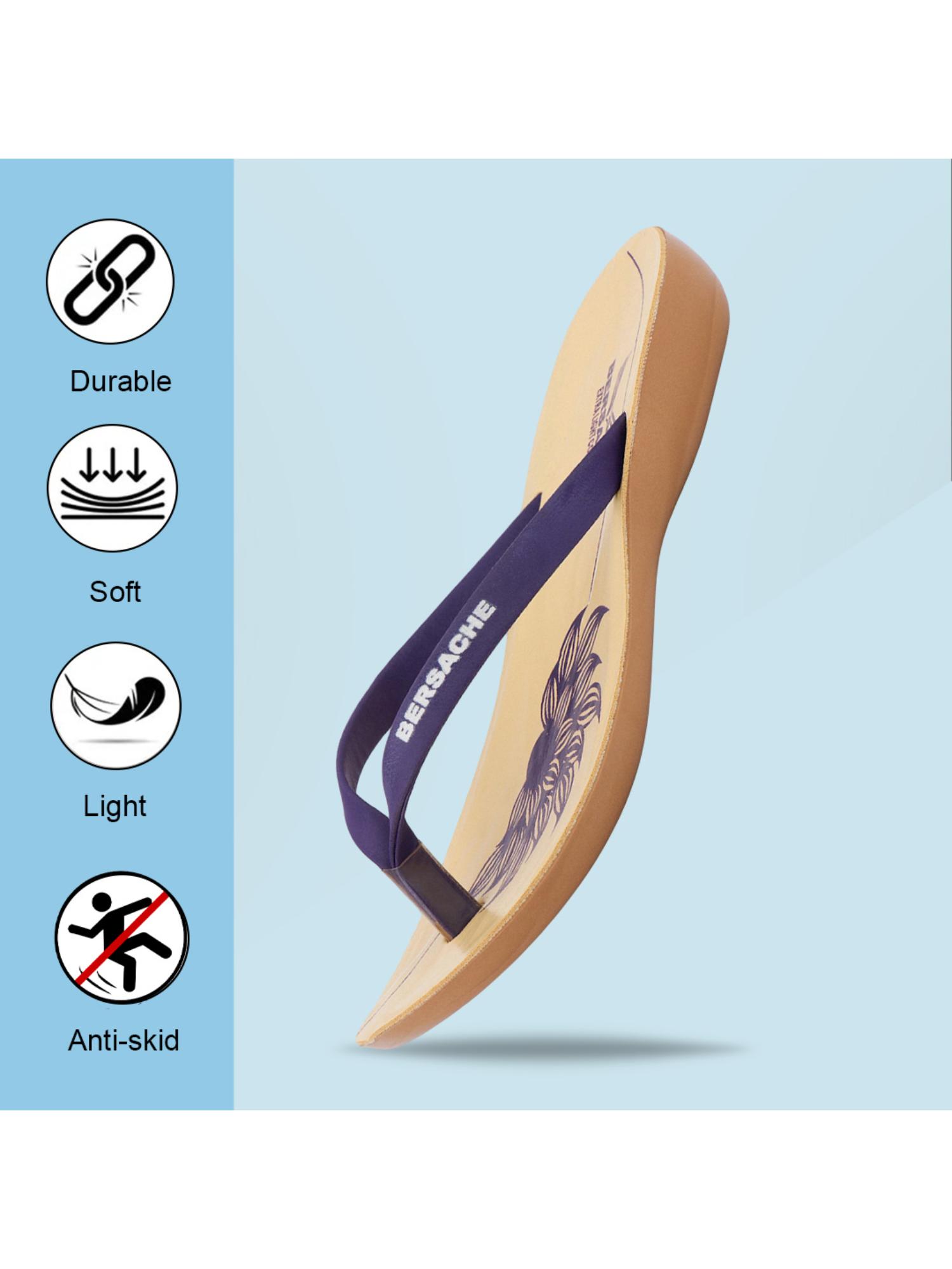Extra Soft Classic Casual with Ultra Soft Purple Flipflop for Womens