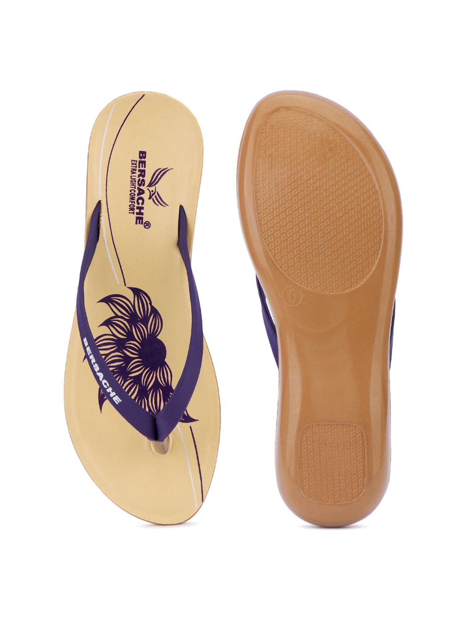Extra Soft Classic Casual with Ultra Soft Purple Flipflop for Womens