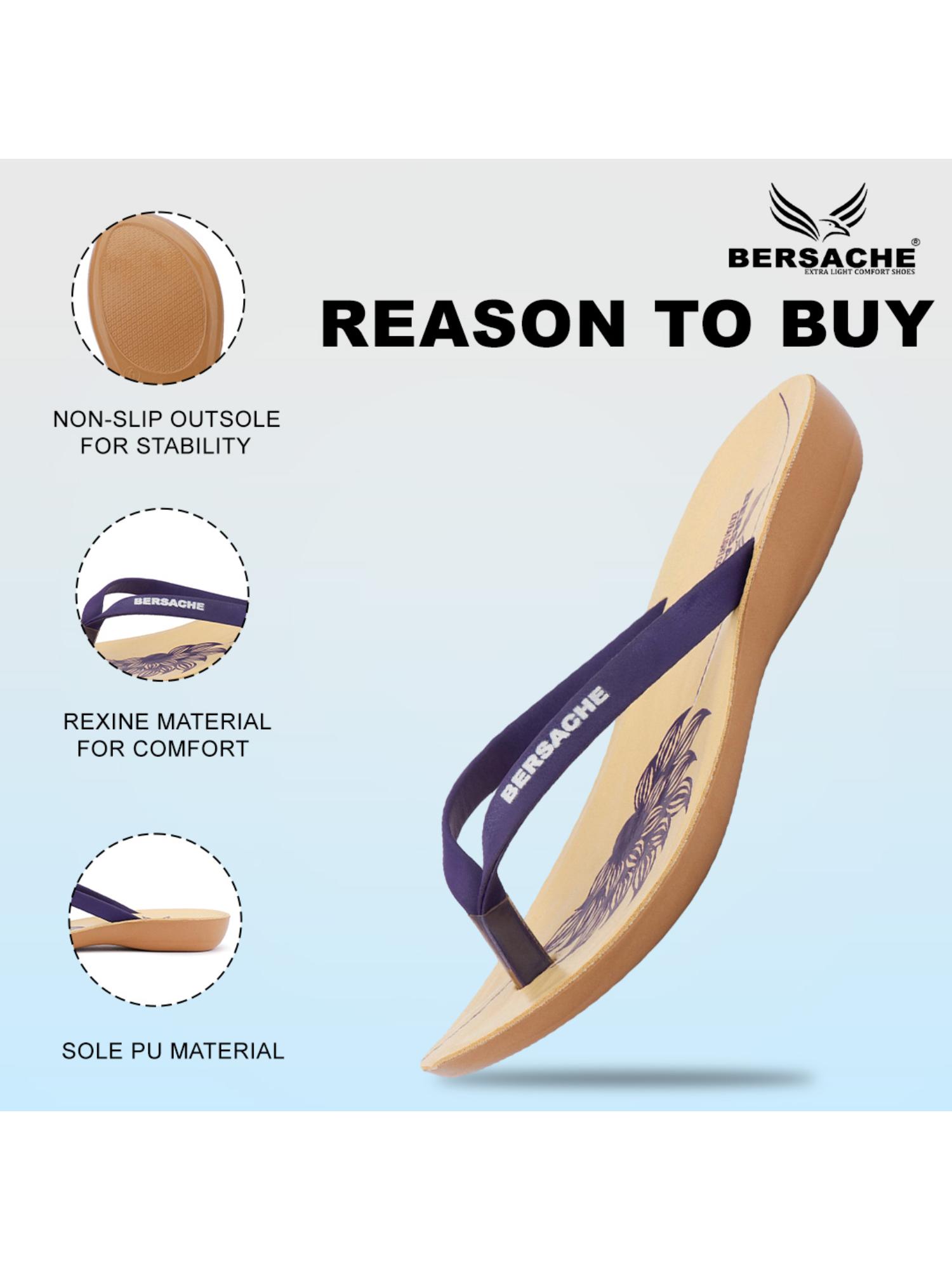 Extra Soft Classic Casual with Ultra Soft Purple Flipflop for Womens