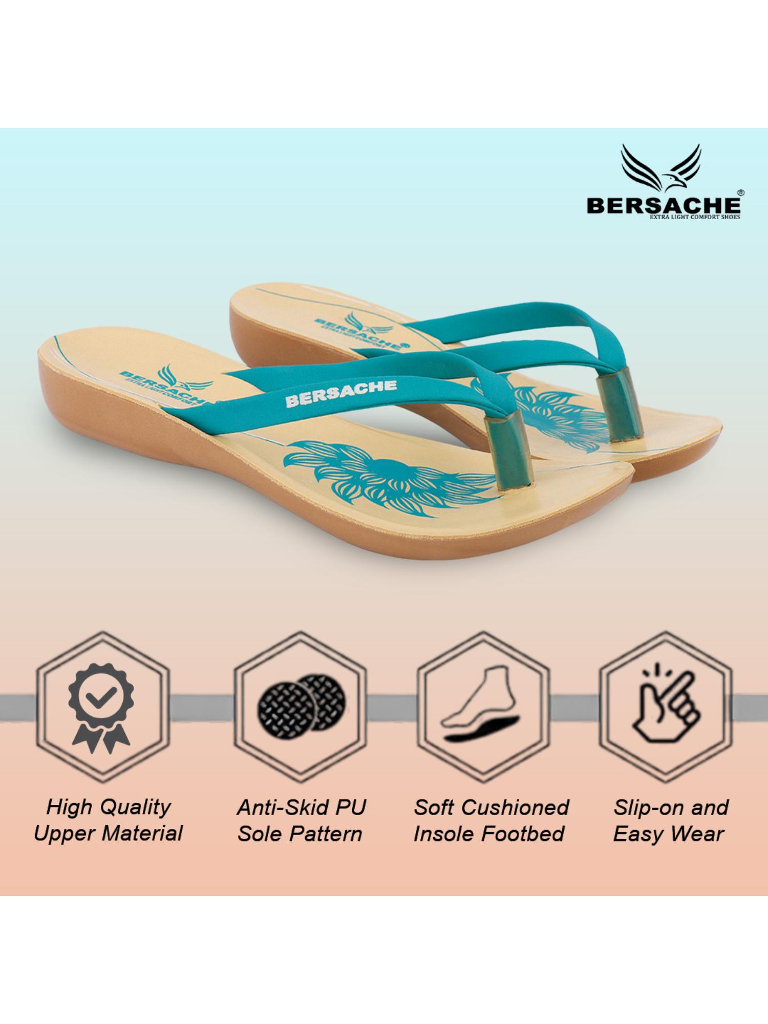 Extra Soft Classic Casual with Ultra Soft Green Flipflop for Womens
