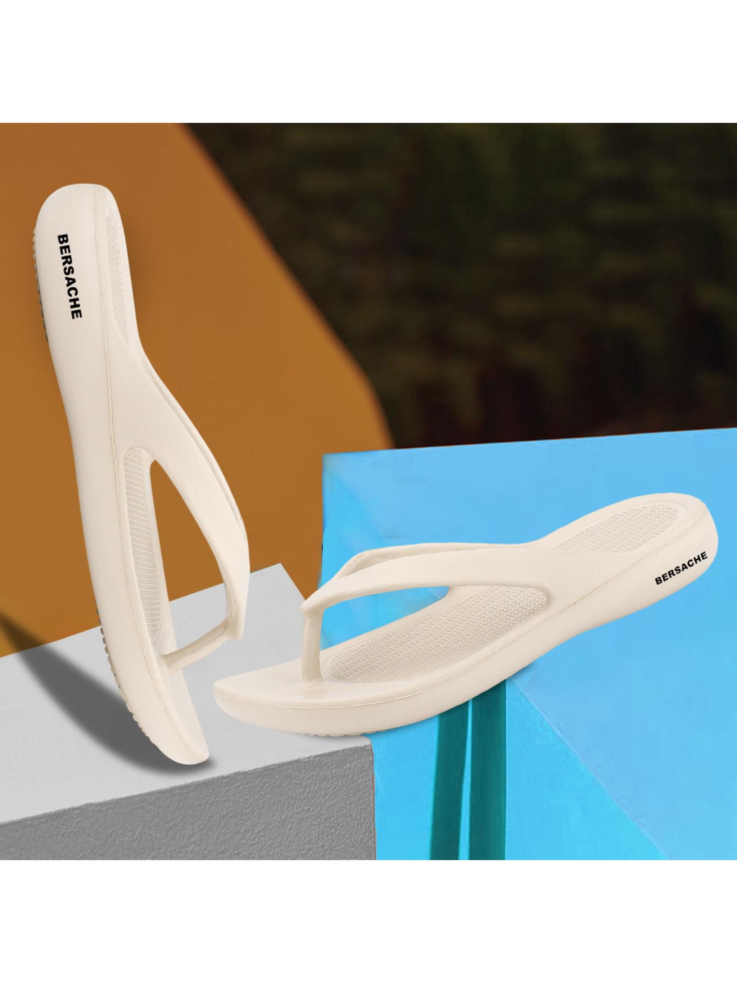 Extra Soft Classic Casual with Ultra Soft Cream Flipflop for Womens