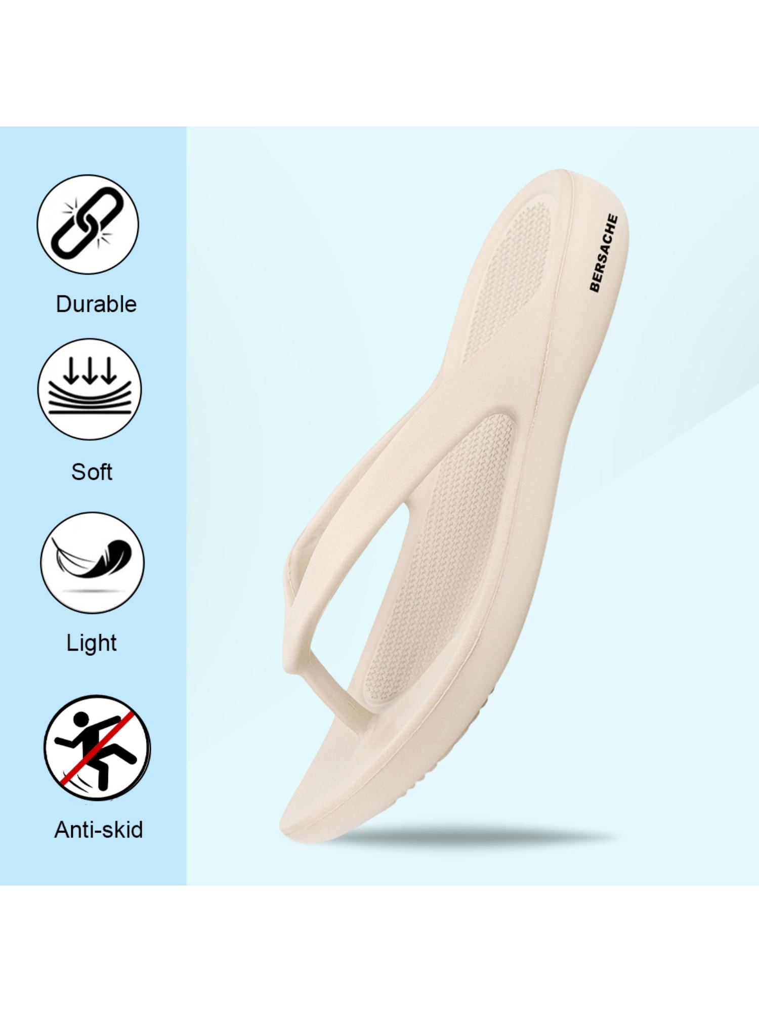 Extra Soft Classic Casual with Ultra Soft Cream Flipflop for Womens