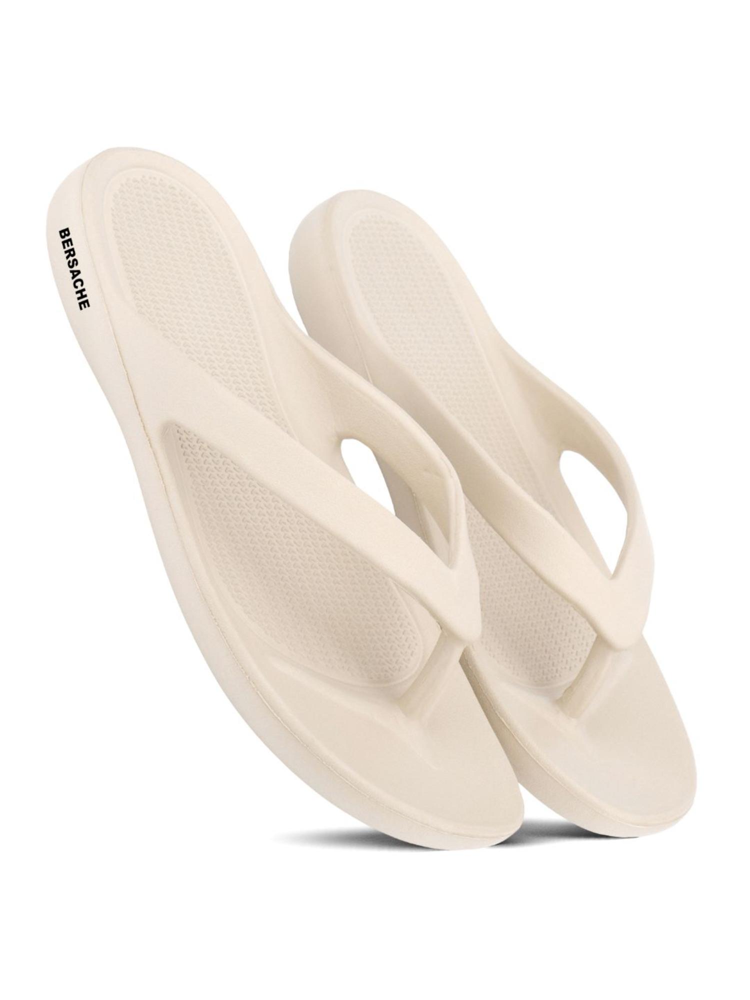 Extra Soft Classic Casual with Ultra Soft Cream Flipflop for Womens