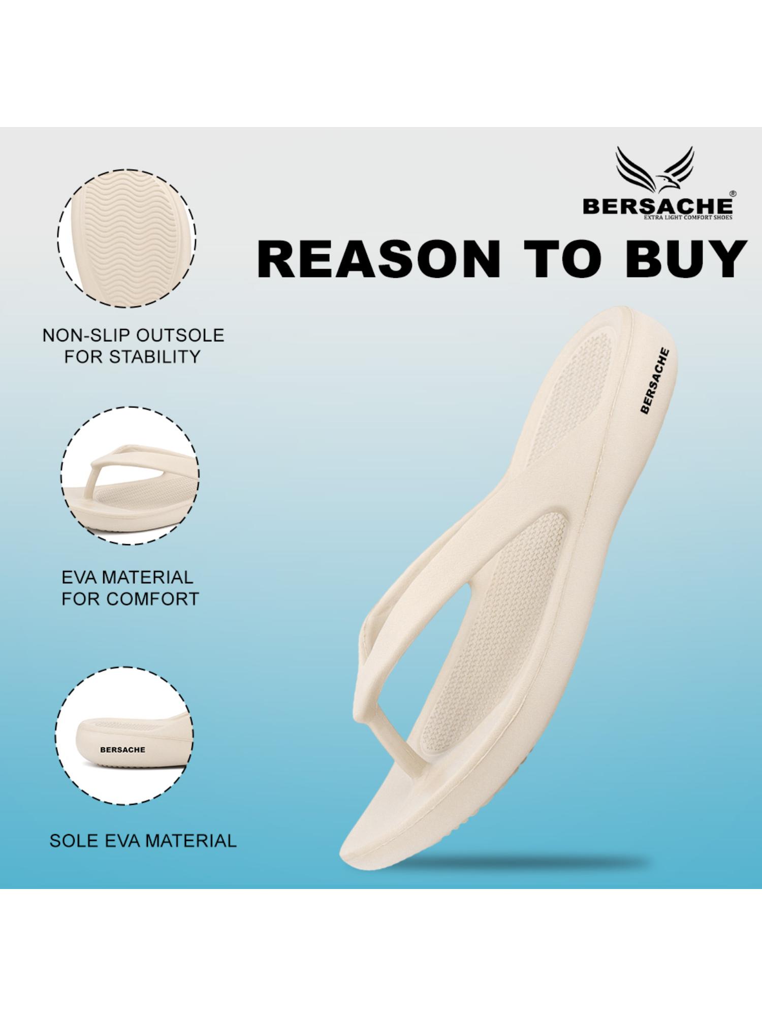 Extra Soft Classic Casual with Ultra Soft Cream Flipflop for Womens