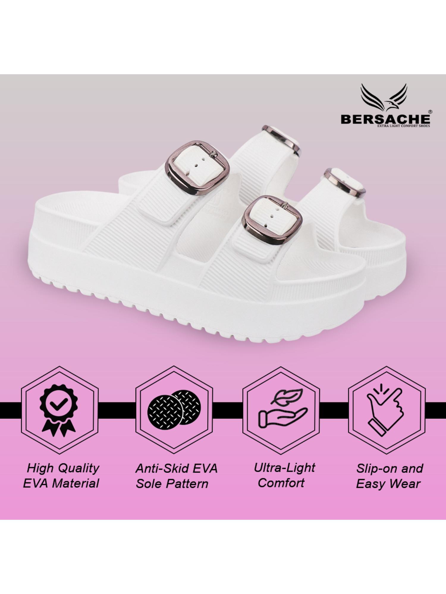 Extra Soft Classic Casual with Ultra Soft White Sandals for Womens