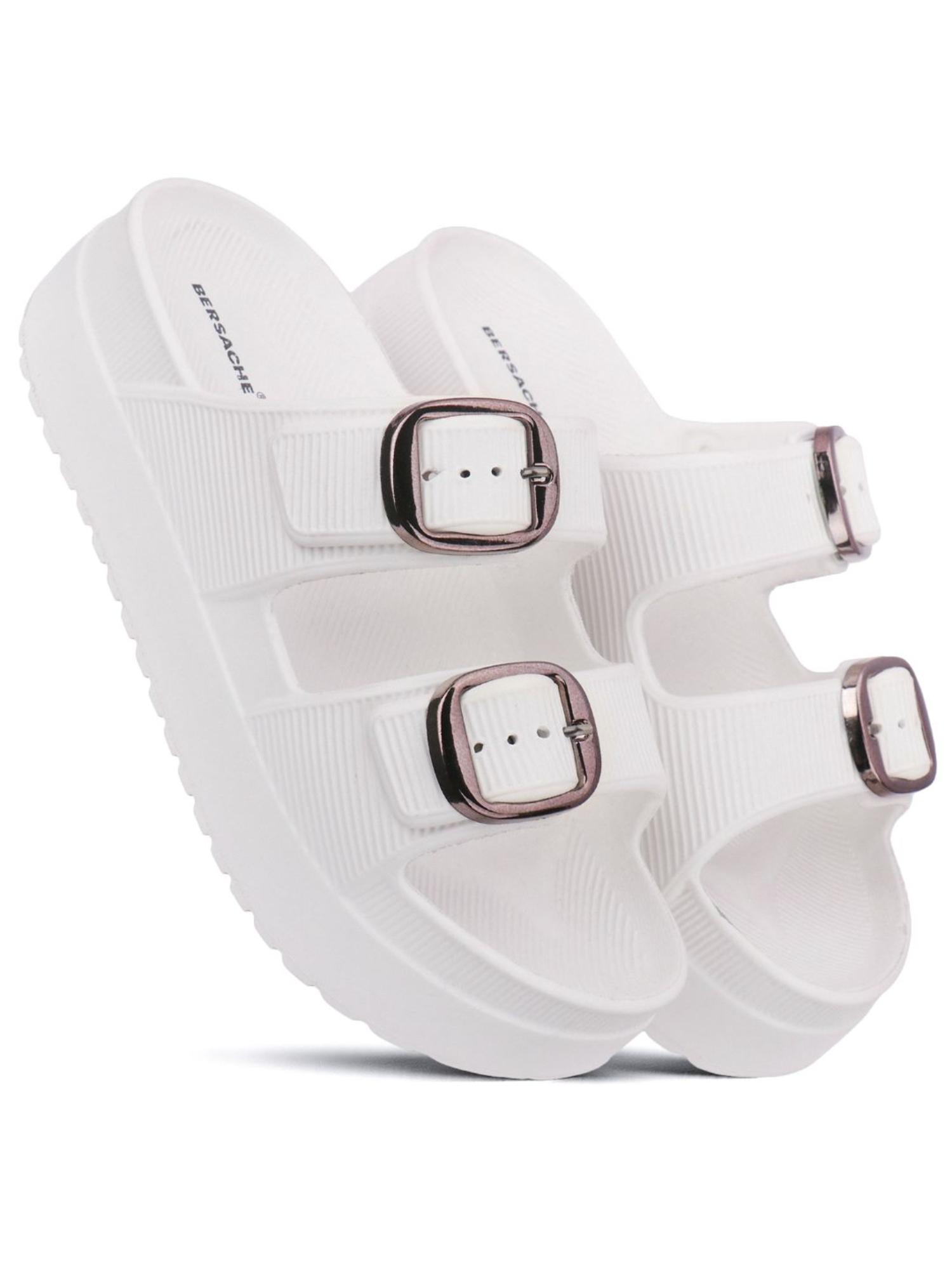 Extra Soft Classic Casual with Ultra Soft White Sandals for Womens
