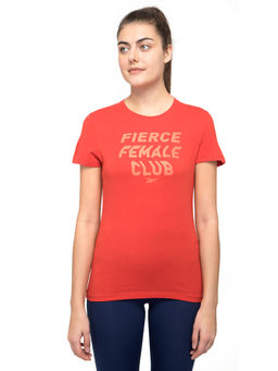 Reebok - Te Graphic Tee Fierce Red Training T-shirt