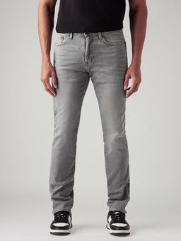 Levi's - Men's 511 Light-Grey Slim Fit Mid Rise Jeans