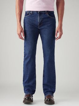 Levi's - Men's 517 Blue Bootcut Fit Mid Rise Jeans