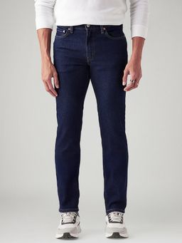 Levi's - Men's 511 Dark-Blue Slim Fit Mid Rise Jeans
